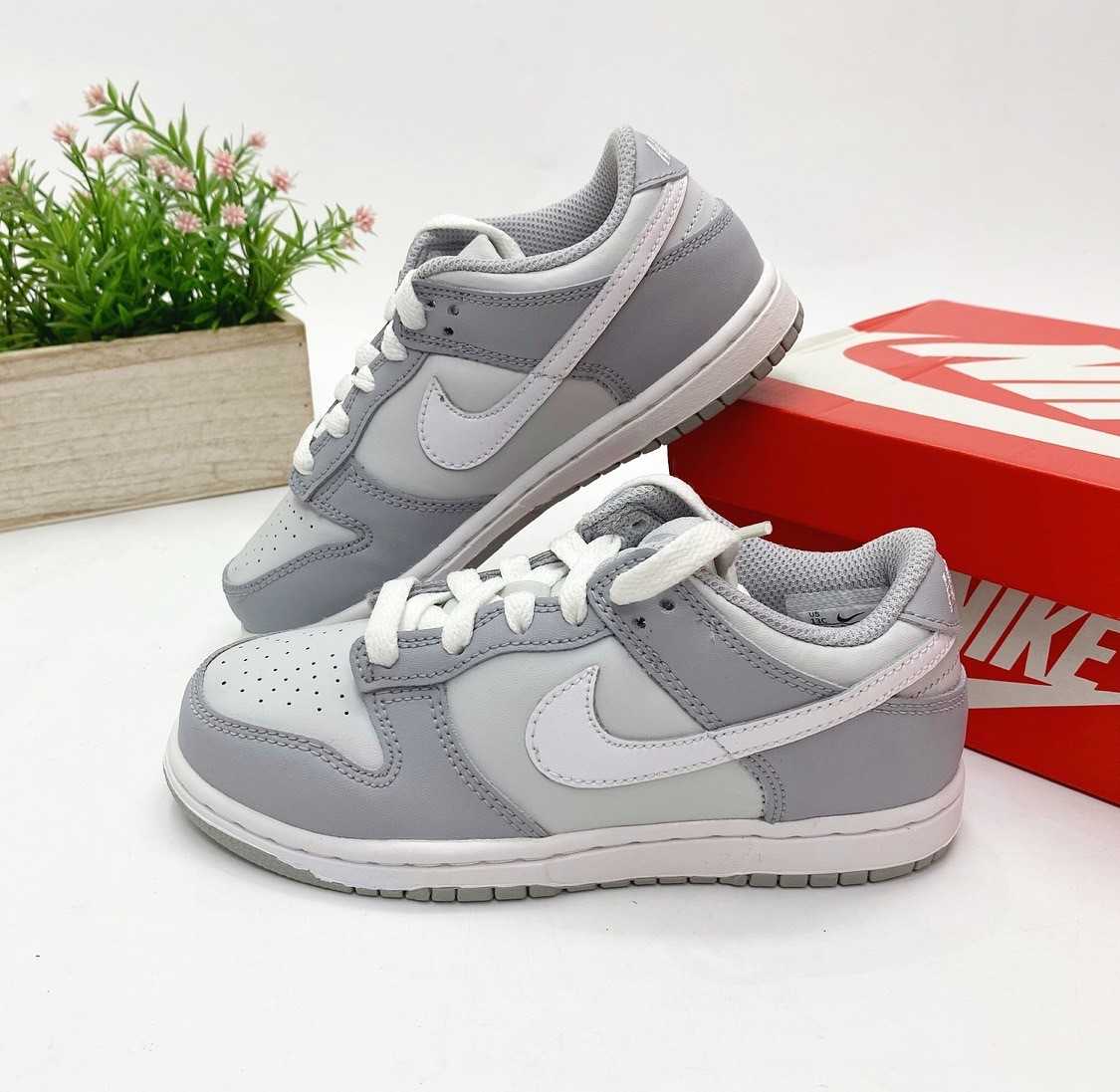 พร้อมส่ง Nike Dunk Low Grey Shoes
