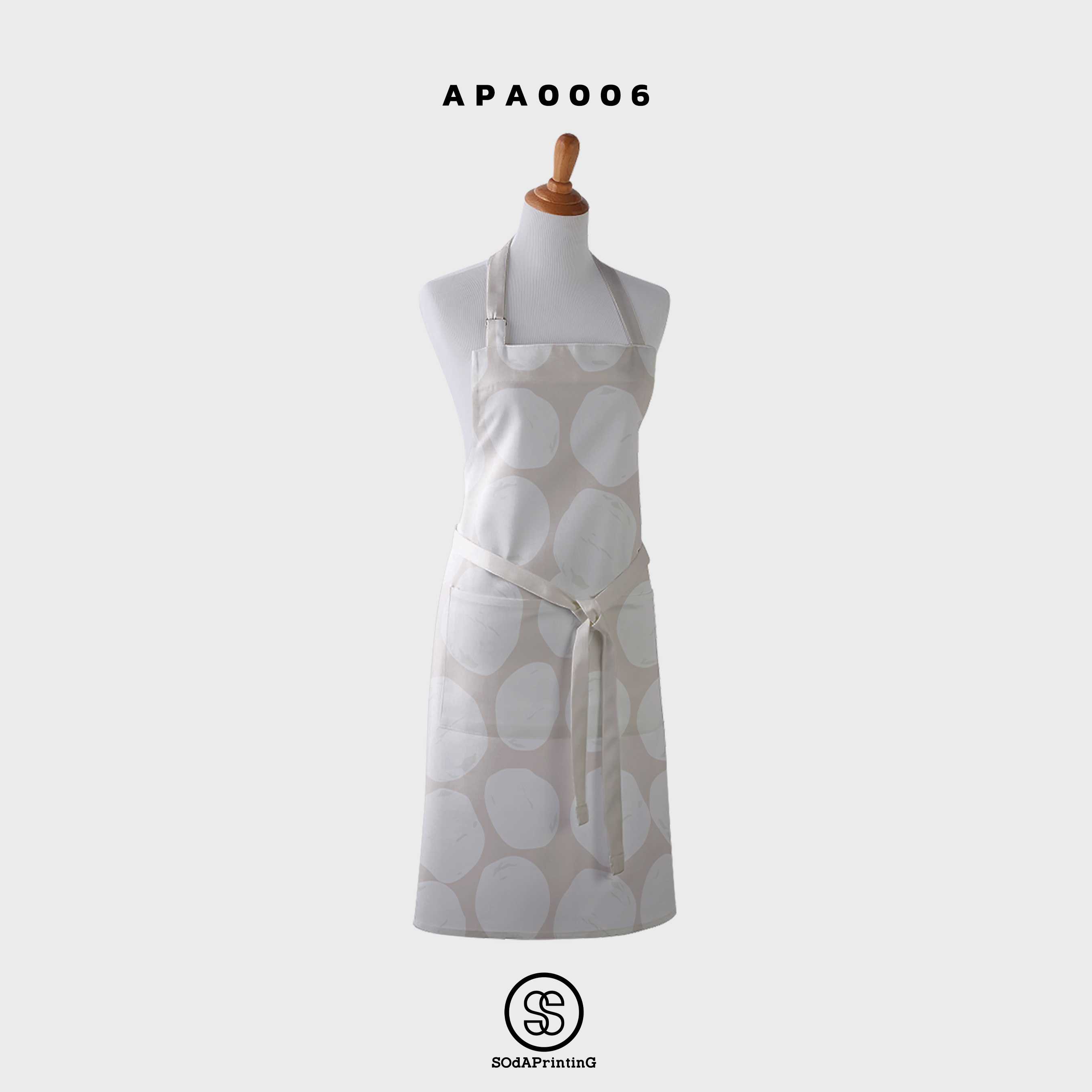 ผ้ากันเปื้อน ลาย Circle รหัส  APA00006#SOdAapron #SOdAhome