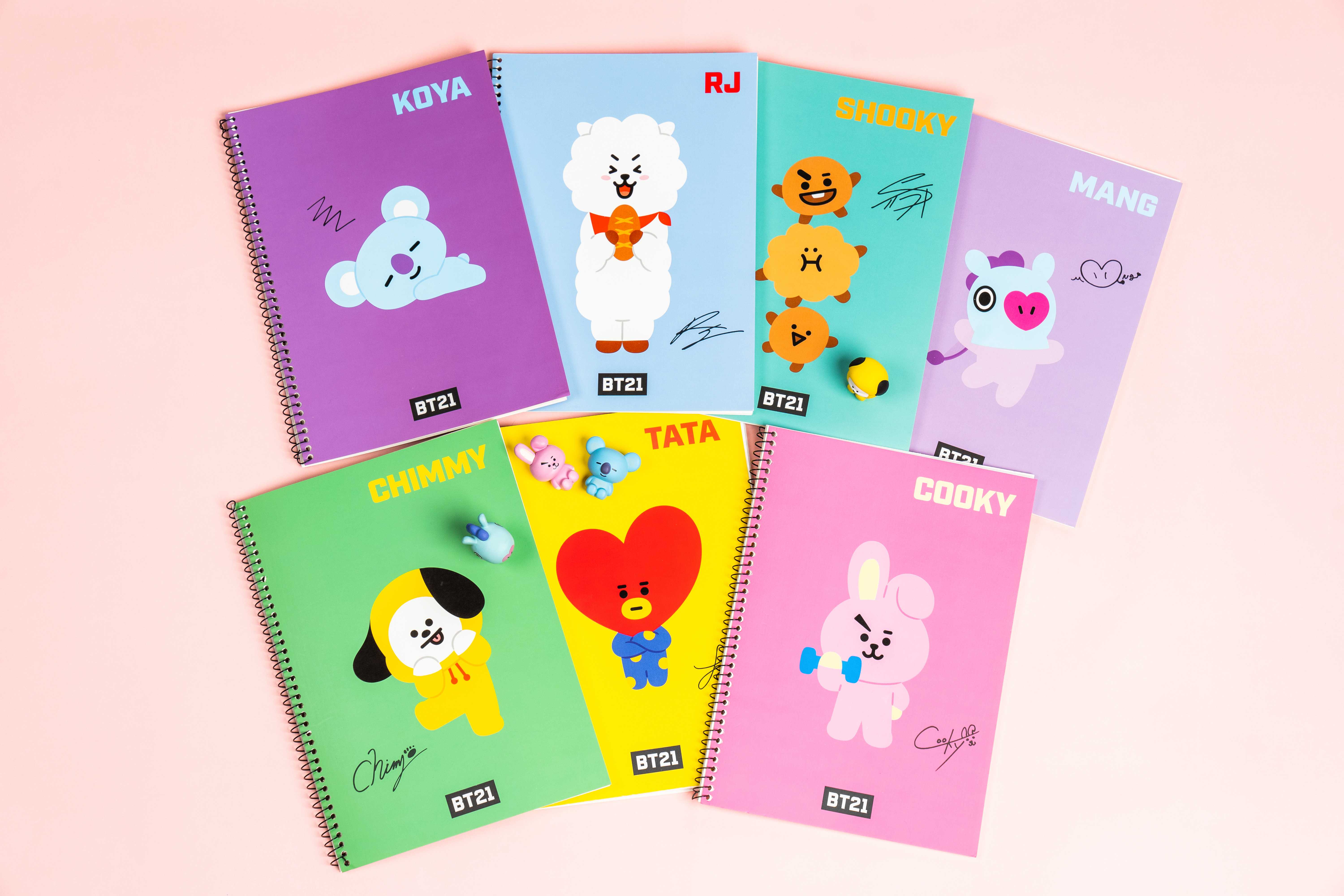 สมุดโน๊ต BT21 SOFT COVER NOTEBOOK  ลิขสิทธิ์แท้