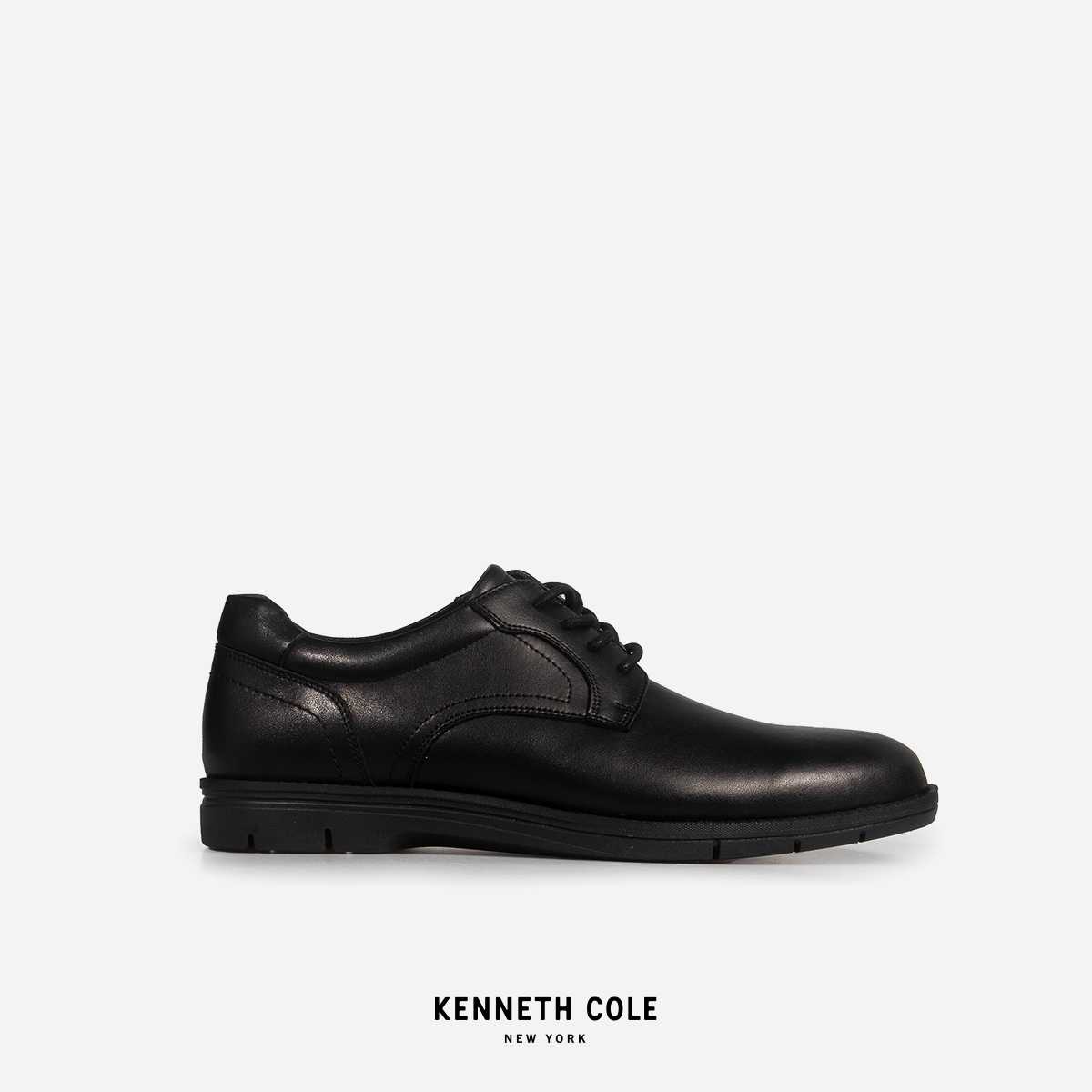 KENNETH COLE รองเท้าผ้าใบผู้ชายรุ่น WIDER FIT DRESS SNEAKER Black สีดำ ( SNK - KS34096LE-001 )