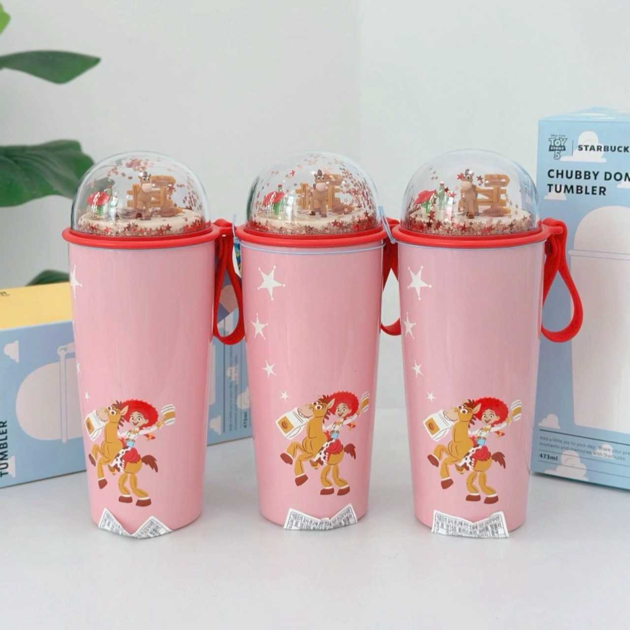 พร้อมส่ง  Starbucks X Toy Story5 Chubby Dome Tumbler (473 ML)