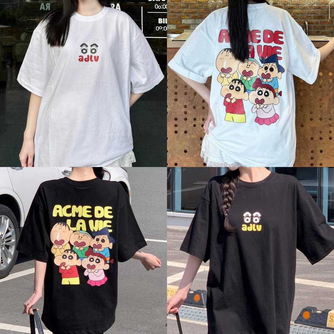 เสื้อยืด ADLV  x shinchan   T-SHIRT oversize 