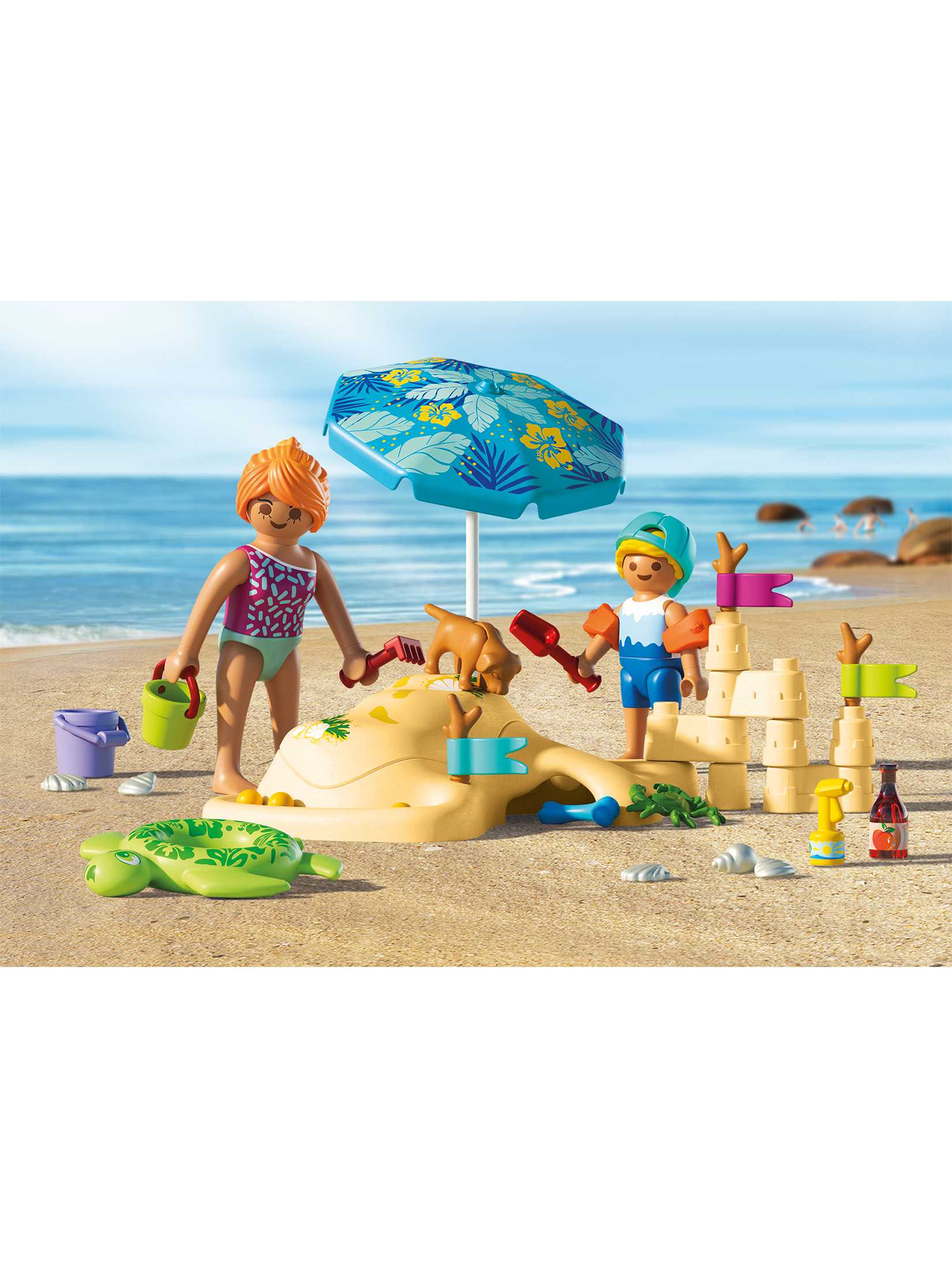 Playmobil 71906 วันหยุดที่ชายหาด ครอบครัวสนุกสนานริมทะเล