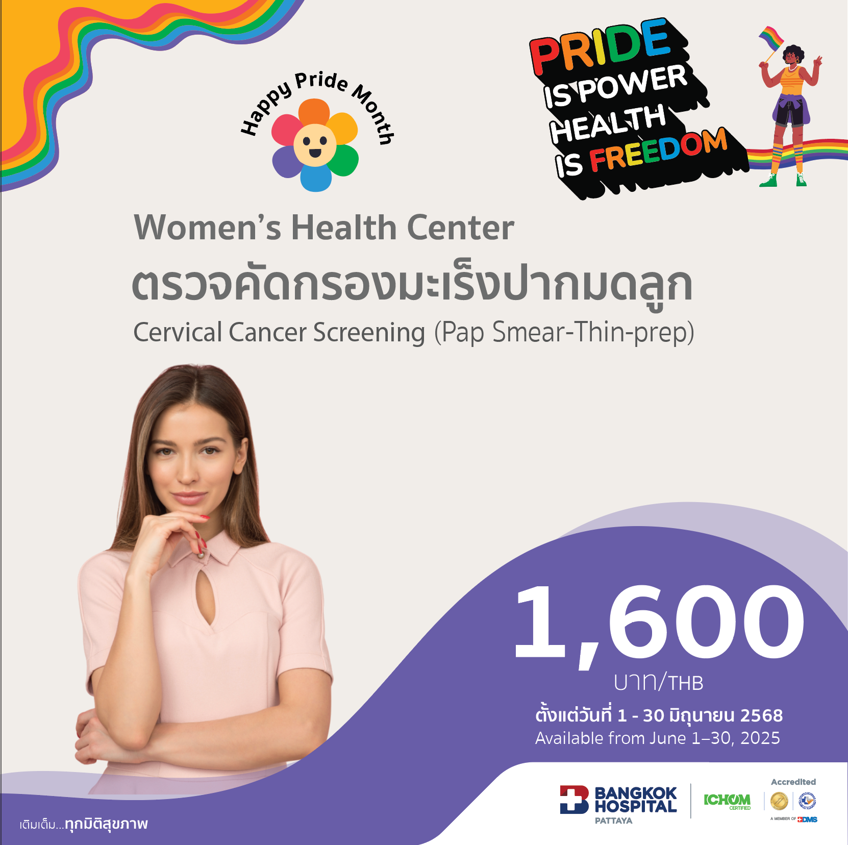 ตรวจคัดกรองมะเร็งปากมดลูก