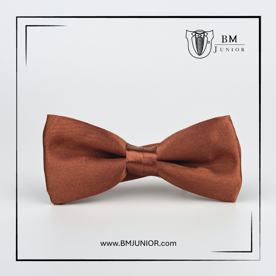 หูกระต่ายสำเร็จรูป สีน้ำตาล | Brown Bowtie