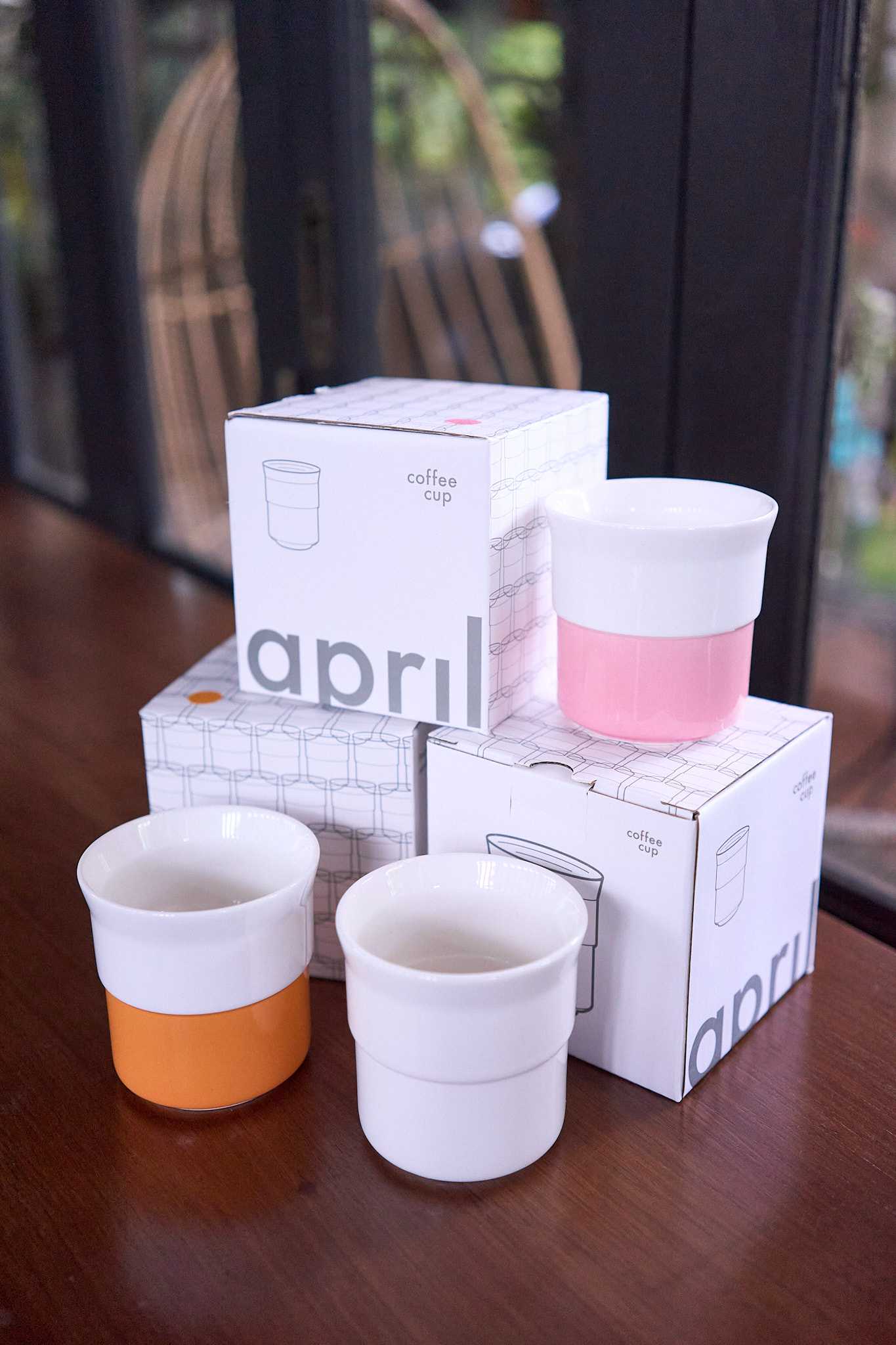 April ceramic cup