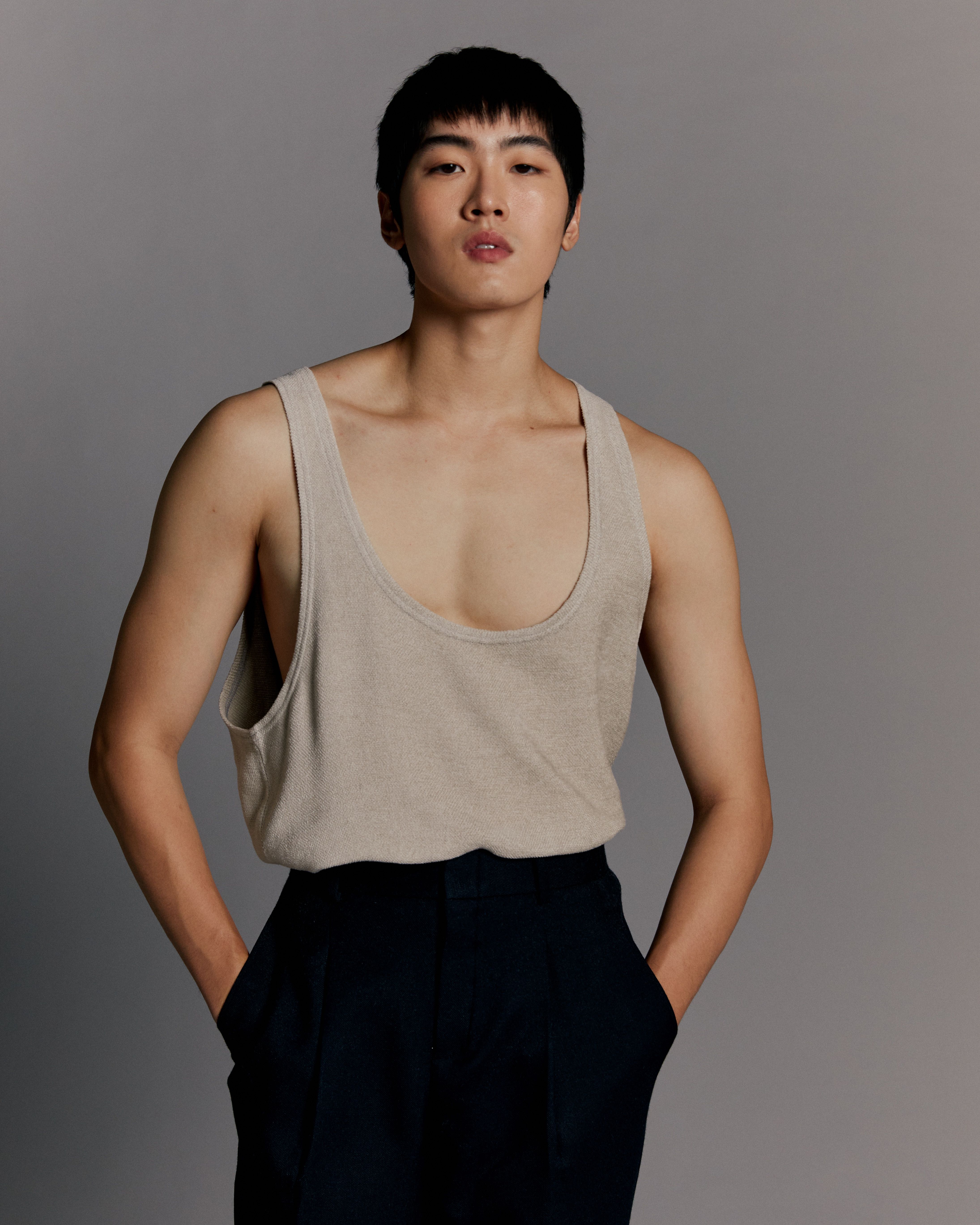 Taupe Tank Top