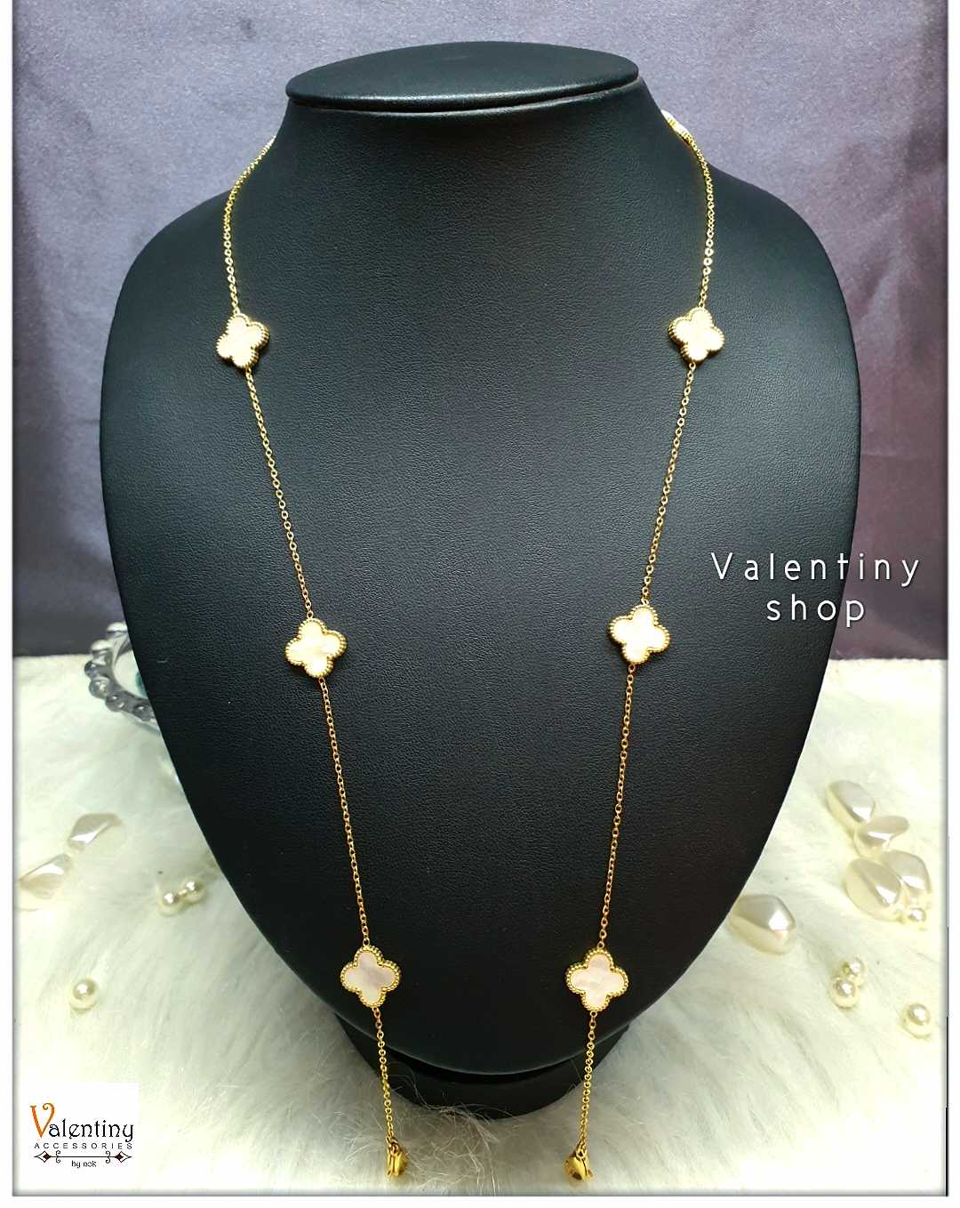 สายคล้องแมส Vancleef & Arpels ( Stainless steel ) 