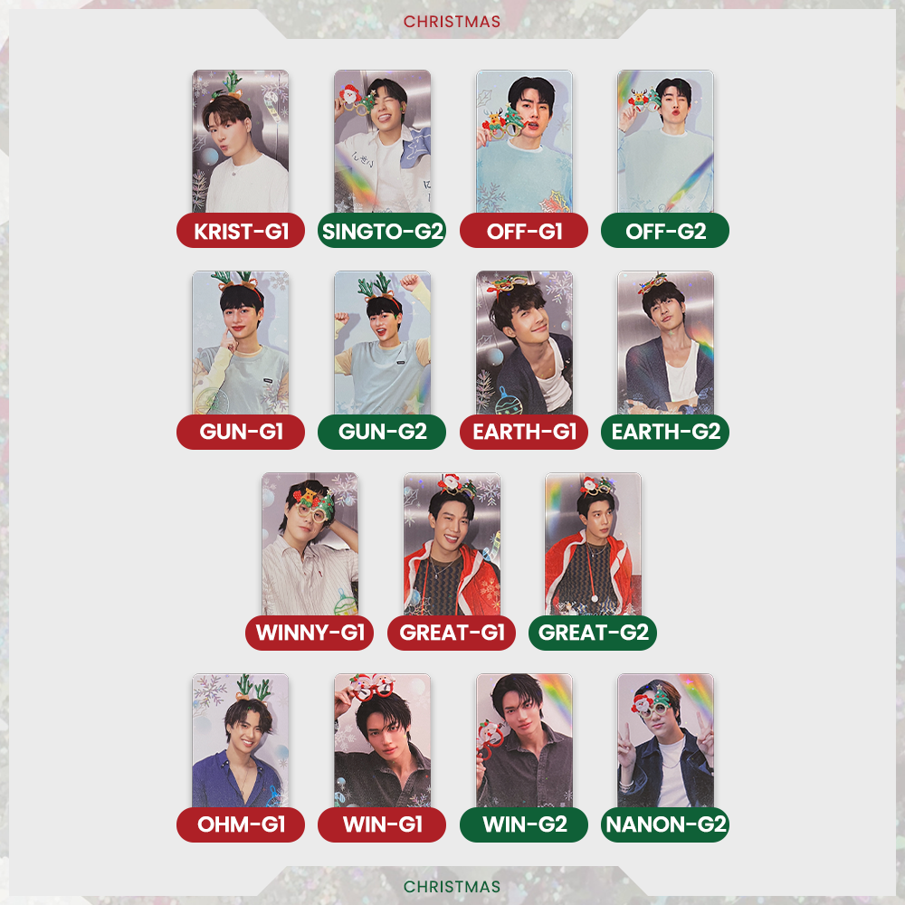 GMMTV Random Cards - Christmas Japan - G