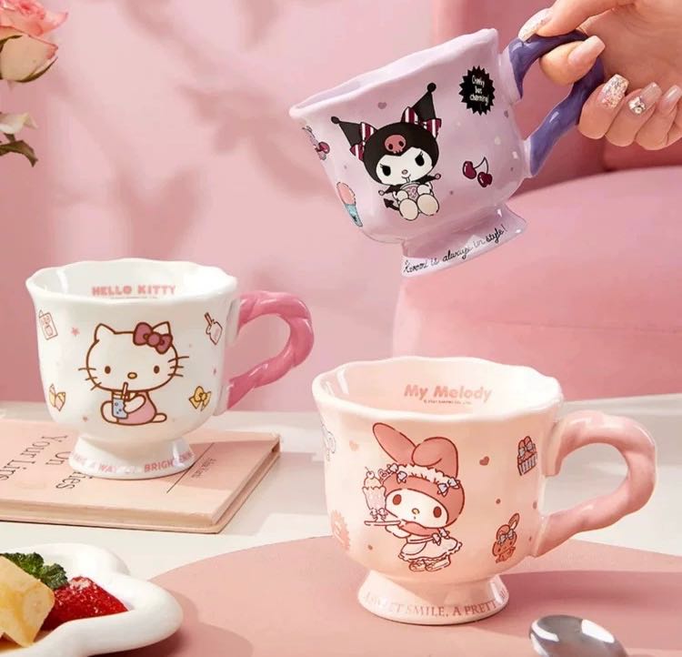 Preorder12-15วัน- Sanrio ลิขสิทธิ์แท้ แก้วเซรามิค ขนาด400ml