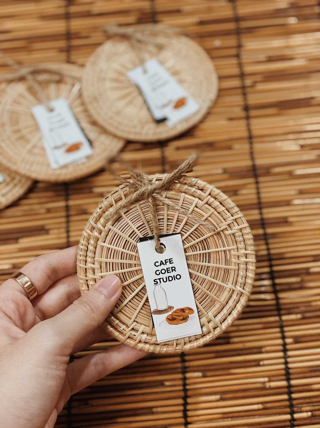 Rattan Coaster