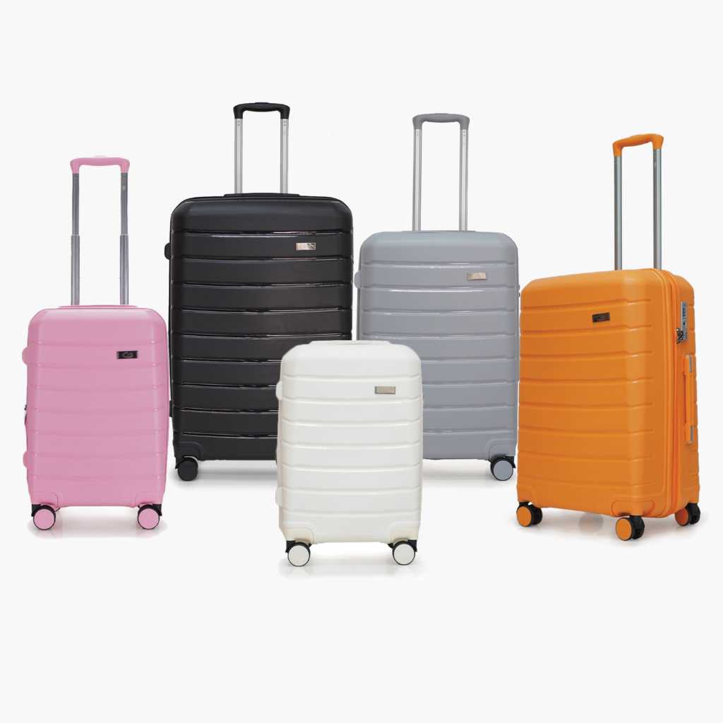 HQ LUGGAGE(28นิ้ว) กระเป๋าเดินทาง PP 100% ระบบล็อค TSA 4 ล้อคู่ 360 ํ รุ่น 8883