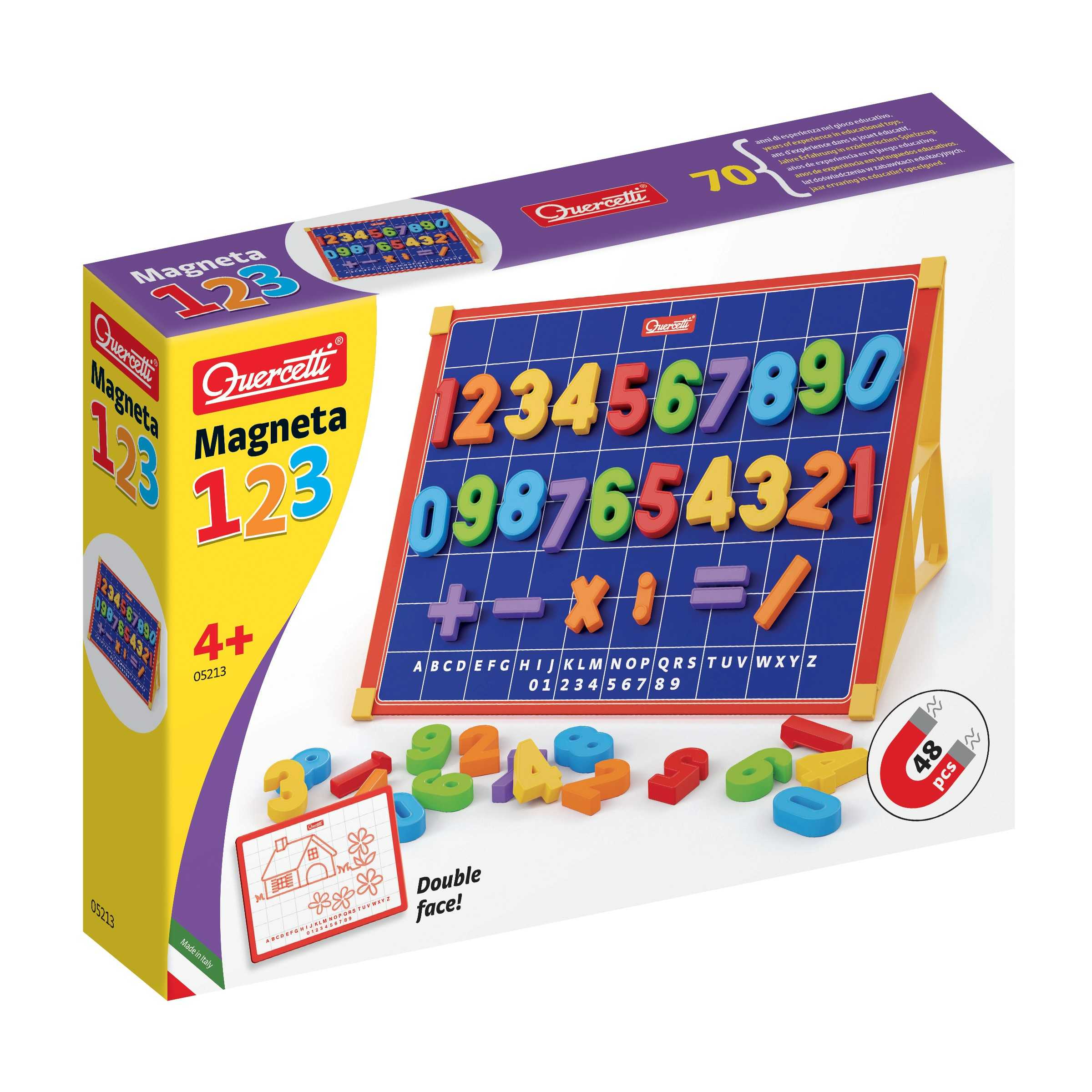 Quercetti Maneta 123 กระดานแม่เหล็กตัวเลข