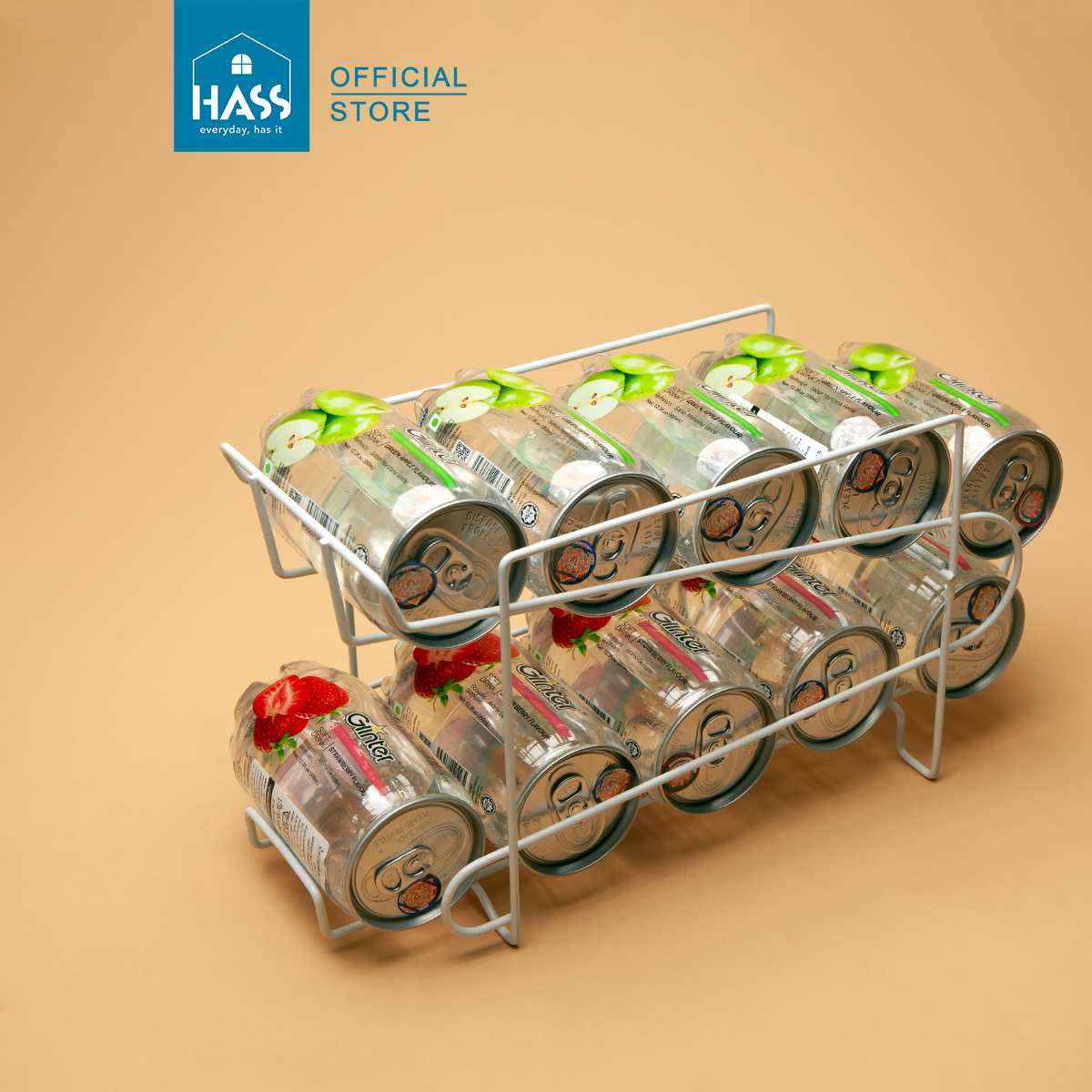 ชั้นวางกระป๋องน้ำอัดลม Soft Drink Cans Shelf