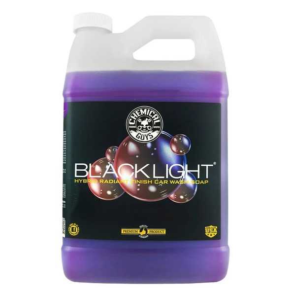 BLACK LIGHT Car Wash Soap I Chemical Guys I Gallon 128 oz.