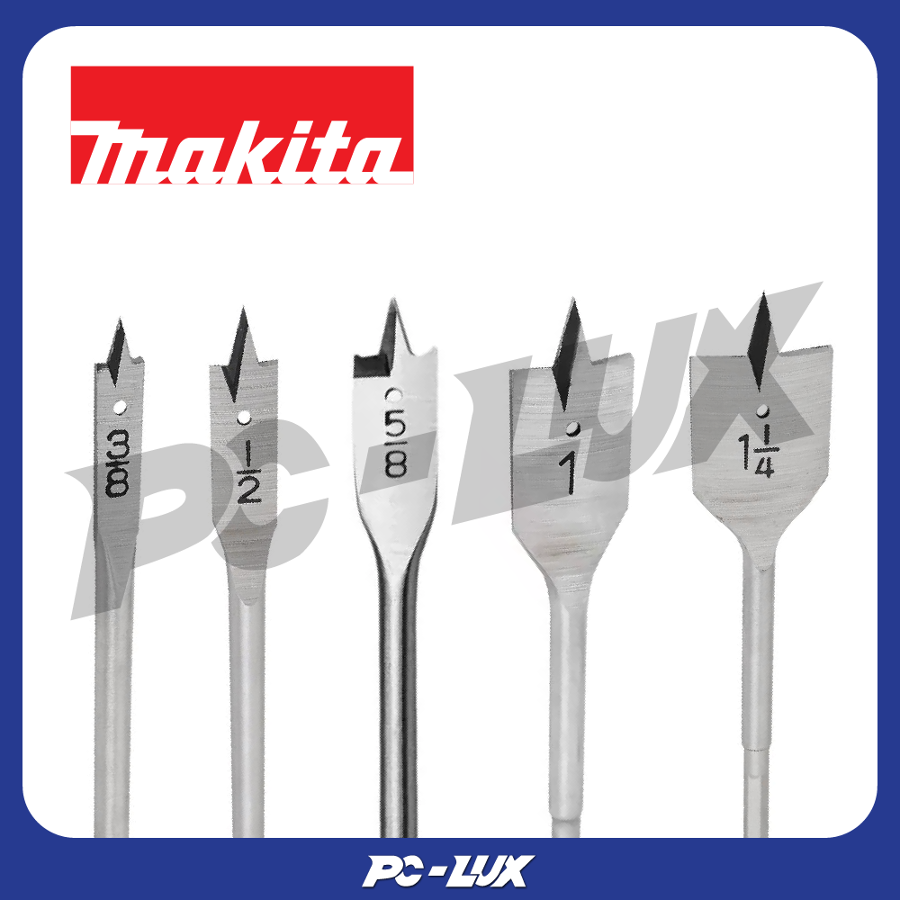 MAKITA ดอกเจาะไม้ D-24527 9.5 มม. / D-24561 15.9 มม. / D-26490 12.7 มม. / D-24658 25.4 มม.