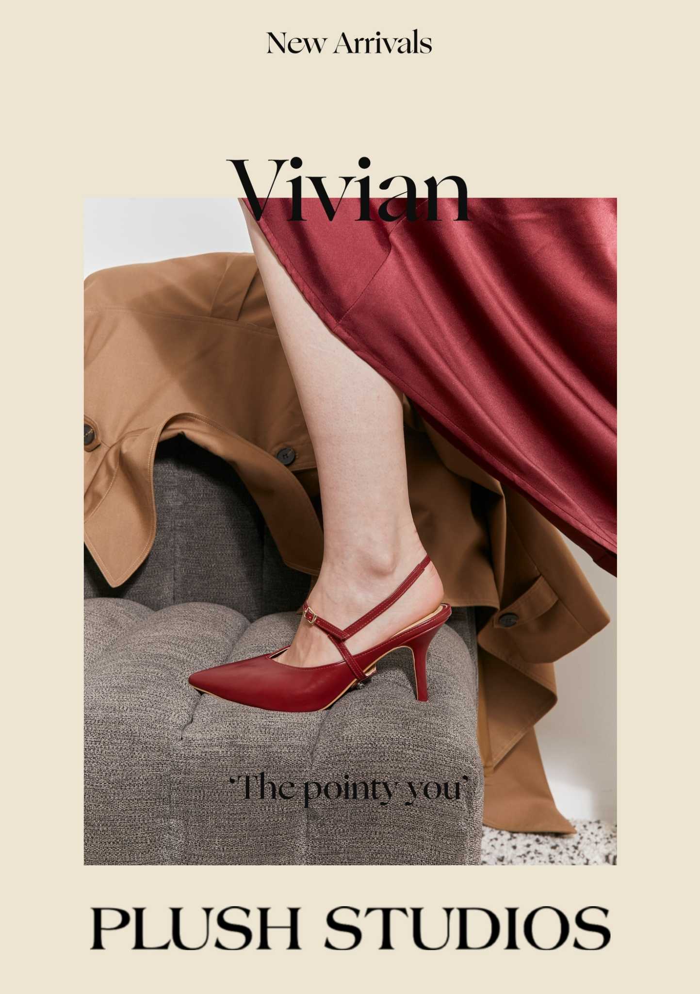 รองเท้าหัวแหลมรุ่น Vivian 3.5 inch Pointy Heels   #CLEARANCE #ลดราคา