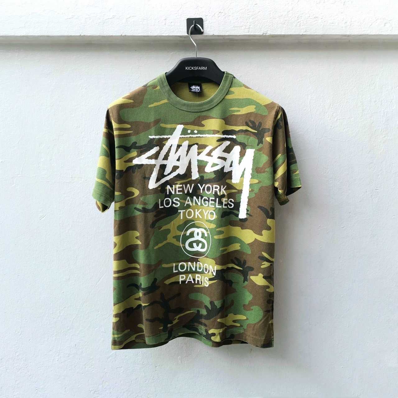 STÜSSY WORLD TOUR TEE - CAMO