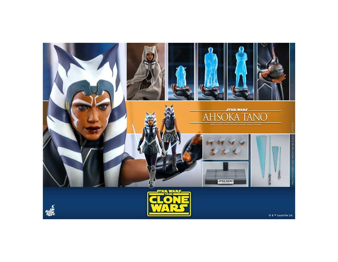 Hot Toys TMS021 1/6 Star Wars: The Clone Wars - Ahsoka Tano (KU)  สินค้าใหม่