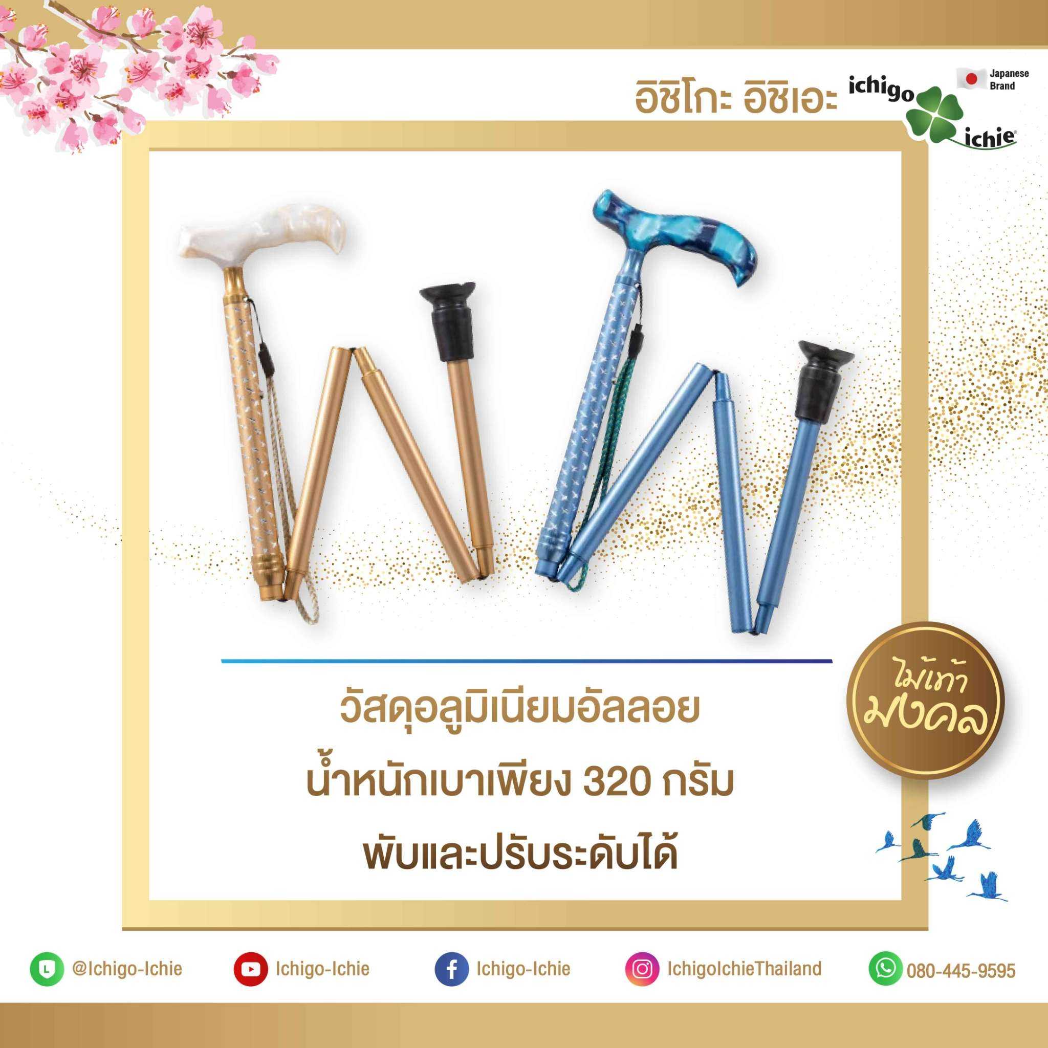 ไม้เท้ามงคลแบบพับได้   PREMIUM LIMITED EDITION