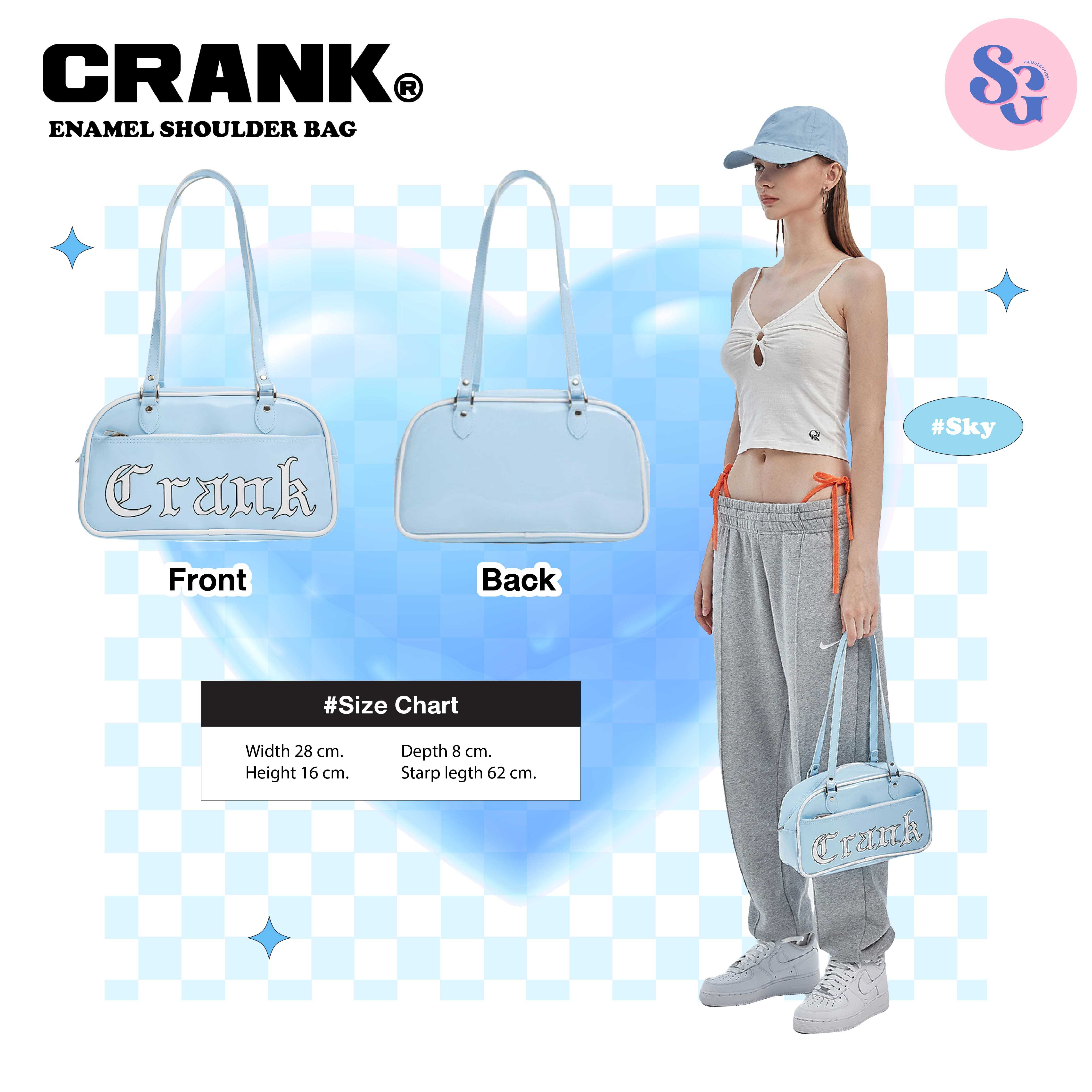 CRANK - ENAMEL SHOULDER BAG