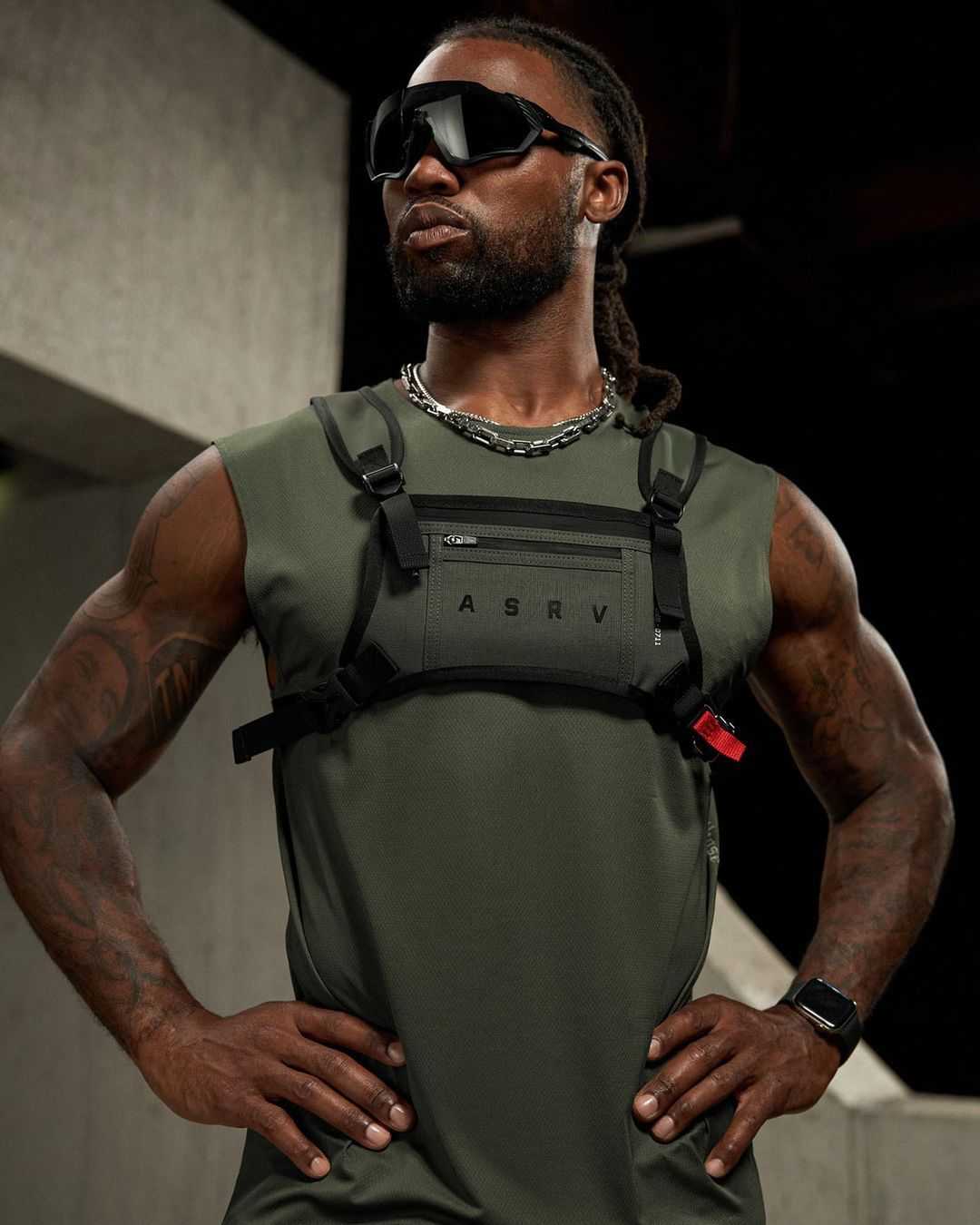 เสื้อแขนกุด ASRV #5 ผ้าคอตตอน ใส่ออกกำลังกาย ไม่อมเหงื่อ ผ้านิ่มใส่สบาย ระบายอากาศได้ดี