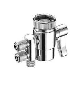 วาล์วฟิลเตอร์ ทองเหลือง ต่อเครื่องกรองน้ำ 2 ช่อง SBT-862