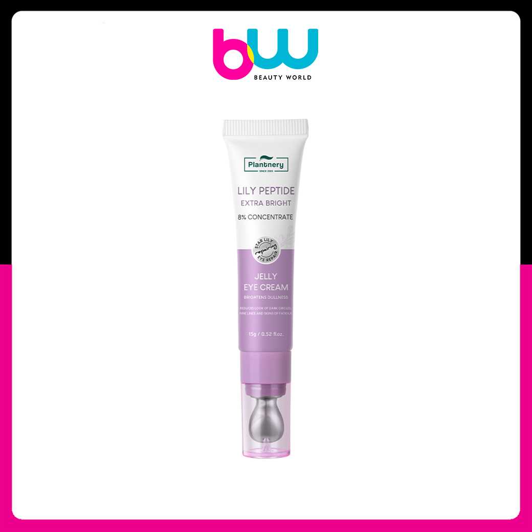 Plantnery Lily Peptide Extra Bright Eye Cream 15 g ครีมบำรุงใต้ตาสูตรเข้มข้น 8%