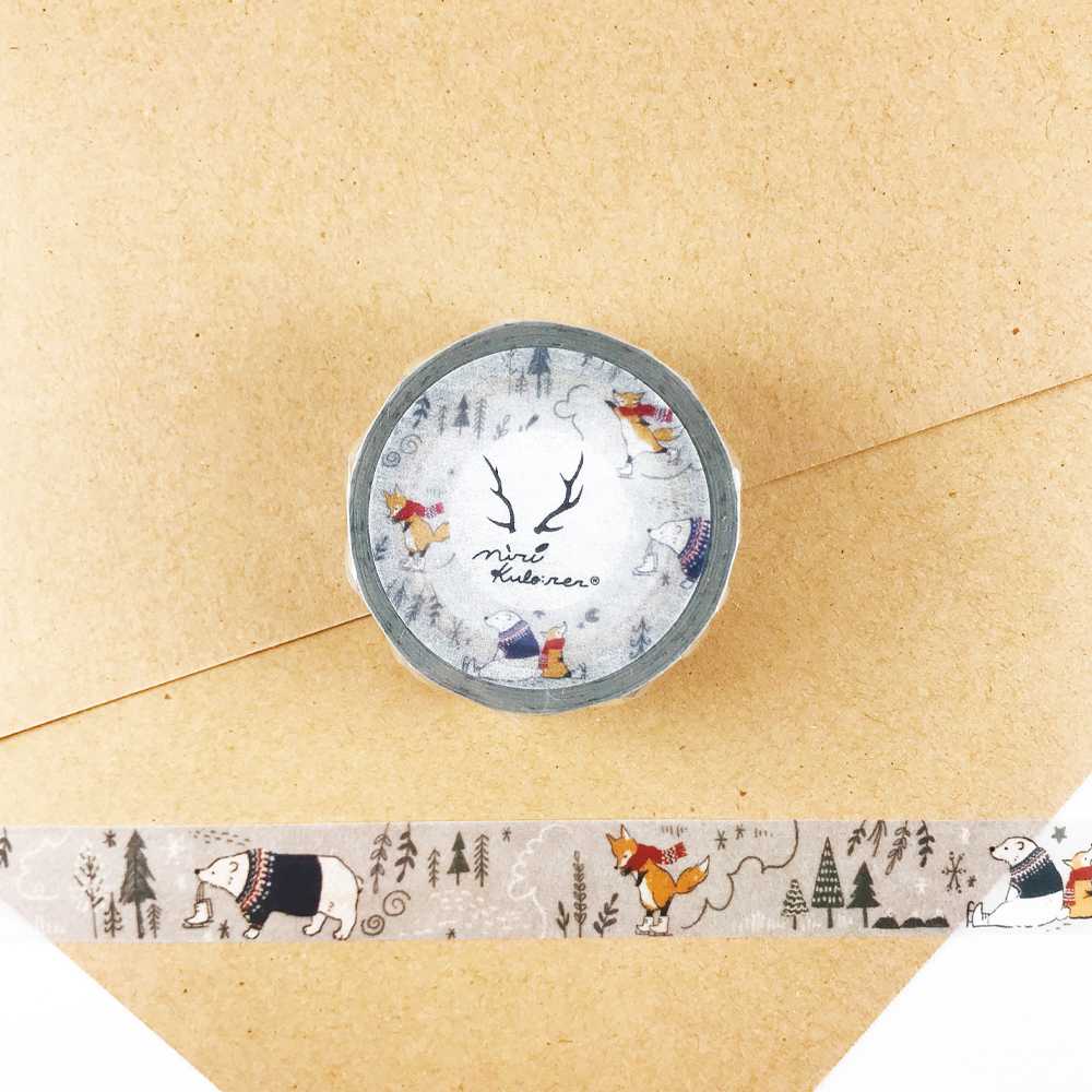 เทปตกแต่ง MiriKulo:rer - masking Tape / nordic winter