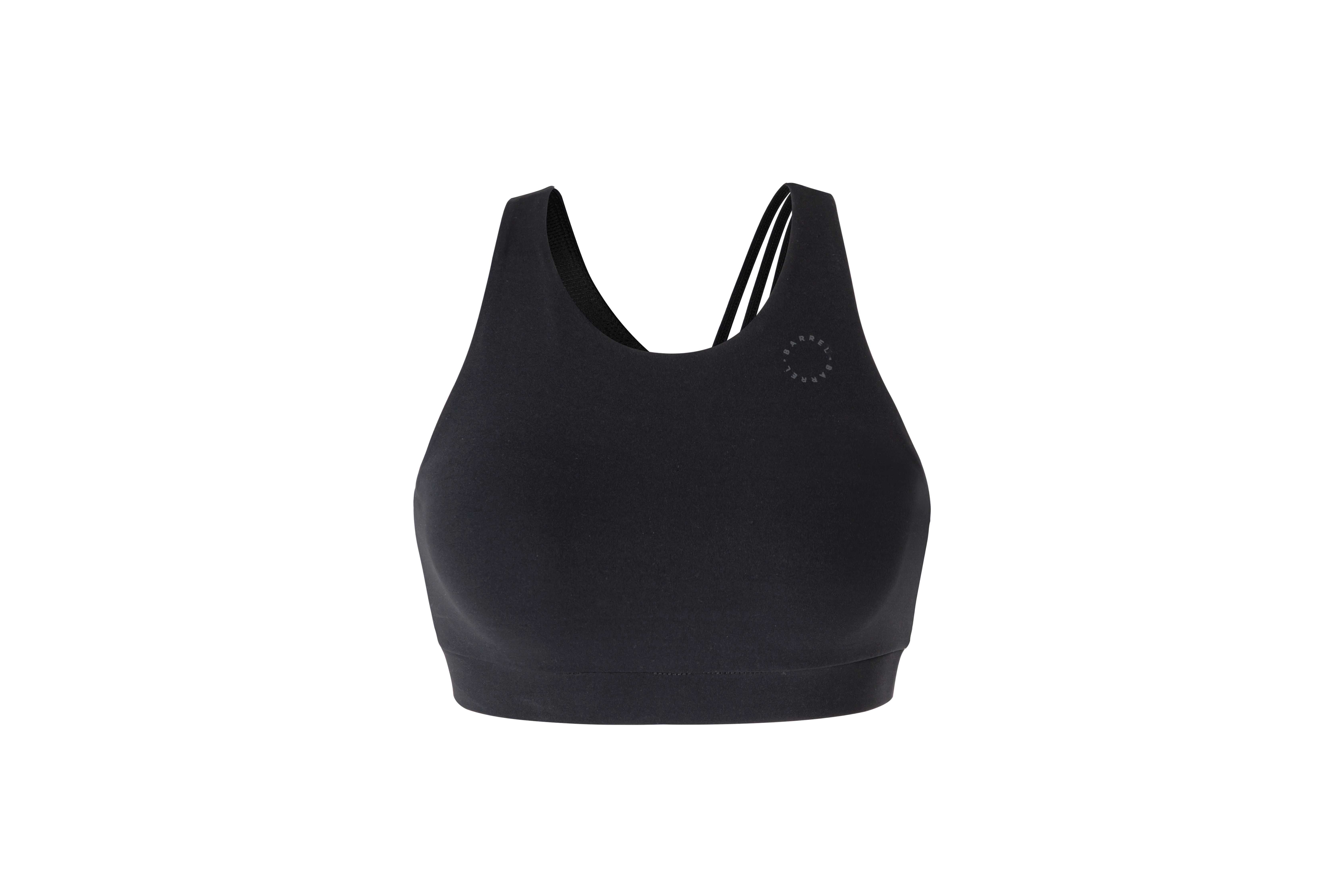 BARREL FIT LINE BRA TOP BLACK (FIT)