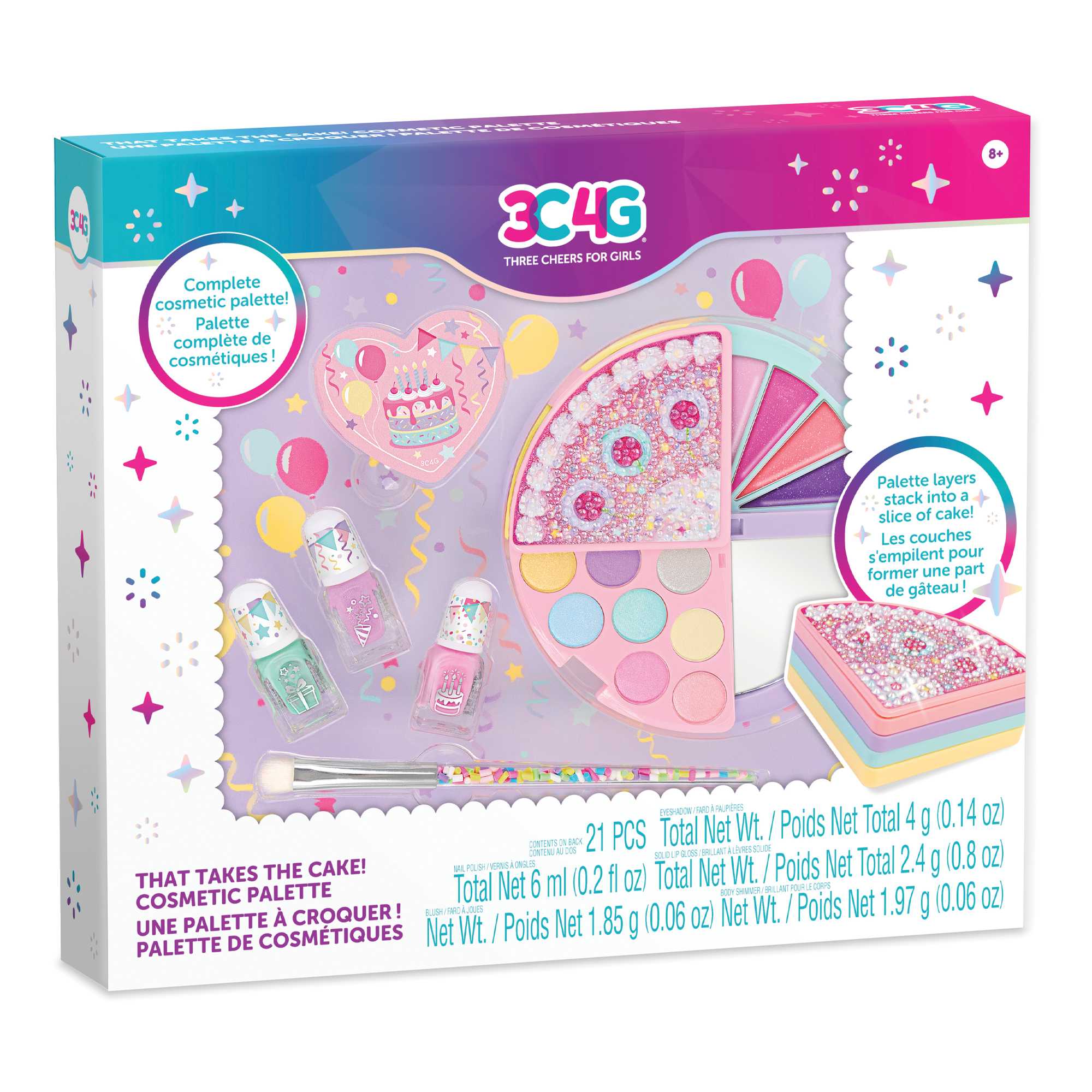 3C4G That Takes the Cake! Cosmetic Palette เซ็ตเครื่องสำอาง รุ่นเดอะ เค้ก