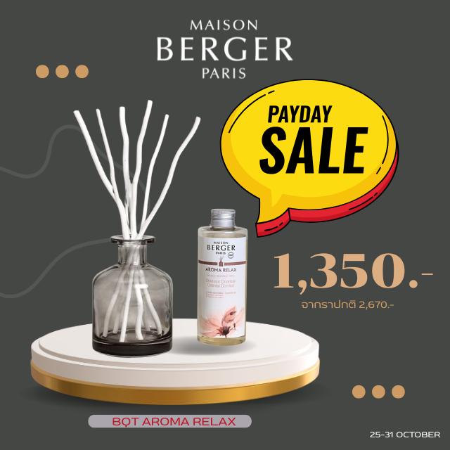 Aroma Relax Scented Bouquet : ก้านกระจายความหอมสำหรับบ้าน กลิ่นอะโรมารีแล็กซ์