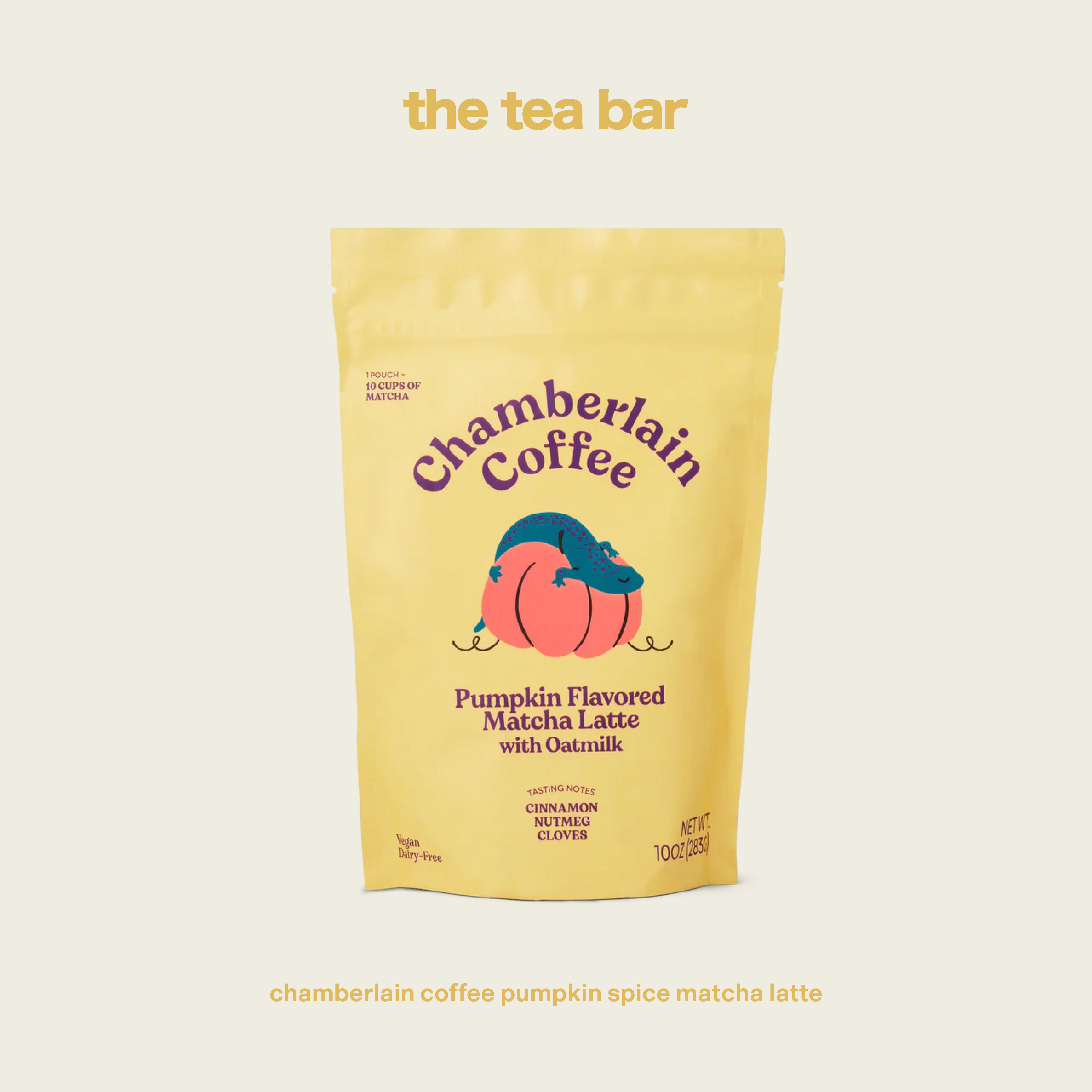 CHAMBERLAIN COFFEE pumpkin spice matcha latte 