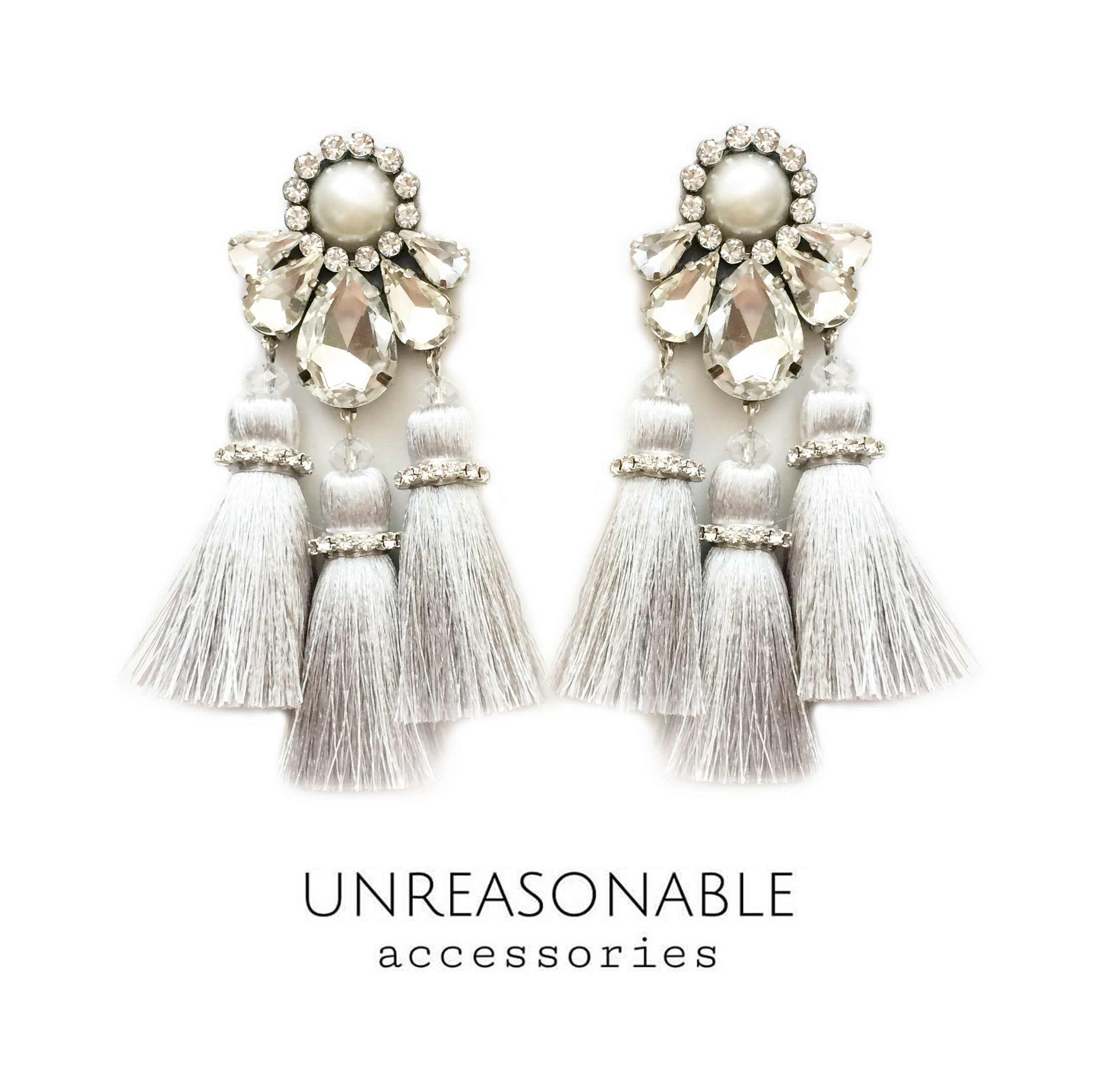 ต่างหูพู่ Tassel Earrings : UA0362-01