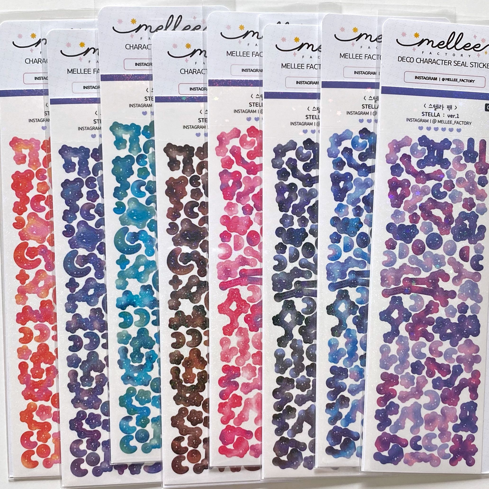 Mellee factory deco sticker pack