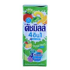 ดัชมิลล์นมเปรี้ยวยูเอชทีรสผลไม้รวม 180มล.