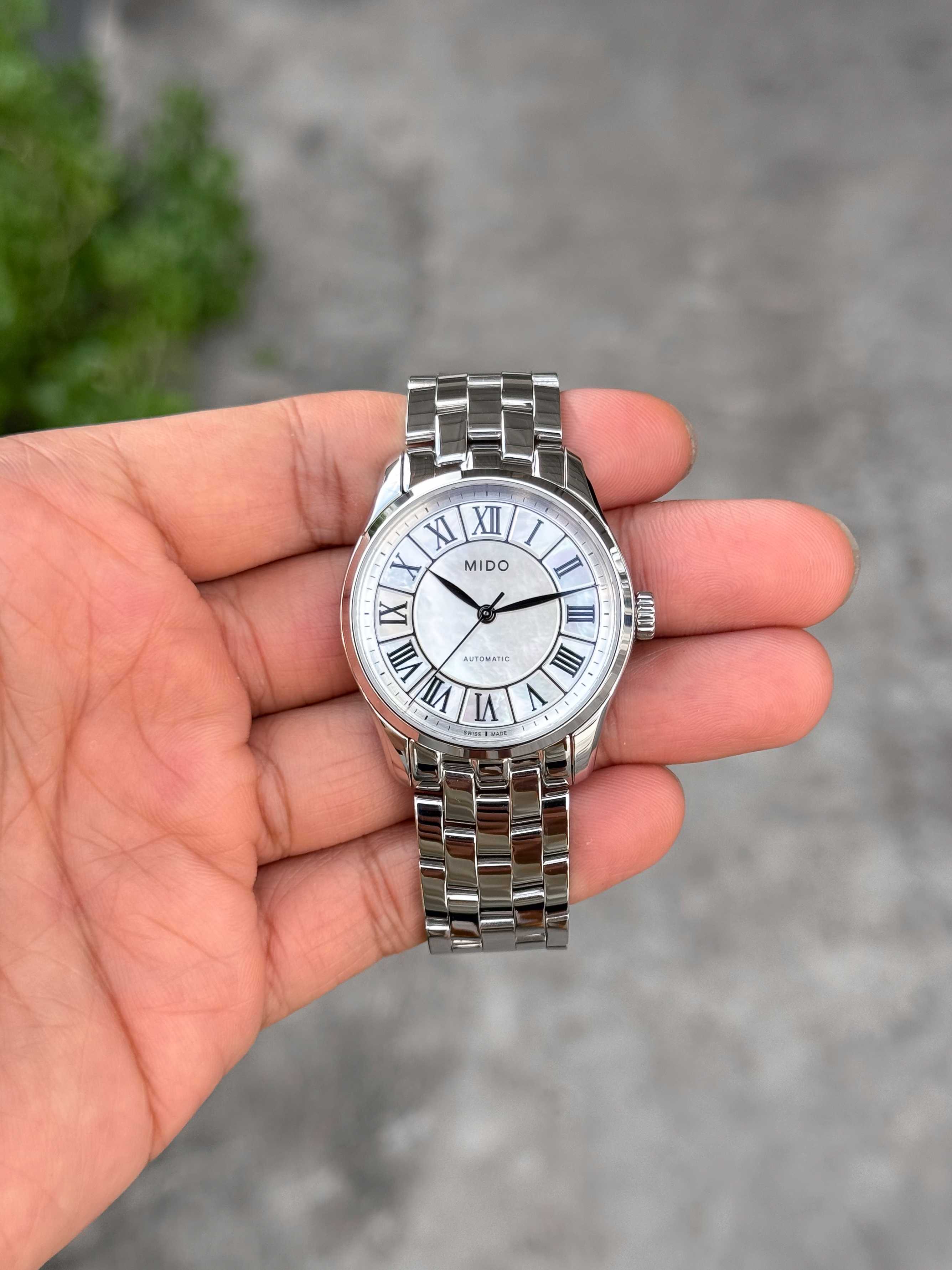 Mido Belluna Automatic Calibre 80 Lady Size หน้ามุก หลักโรมัน