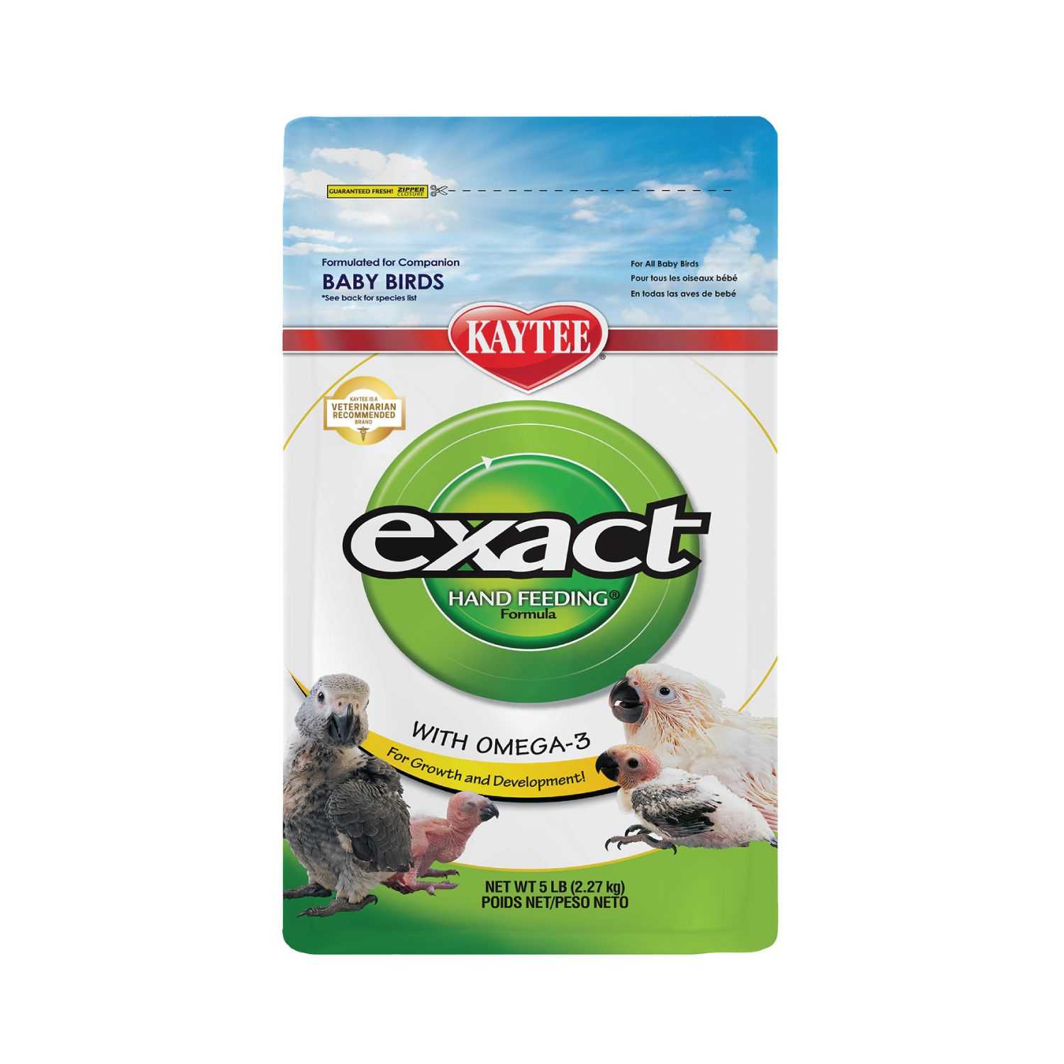 KT Exact Handfeeding Baby Bird 5Lb อาหารลูกนกทั่วไป