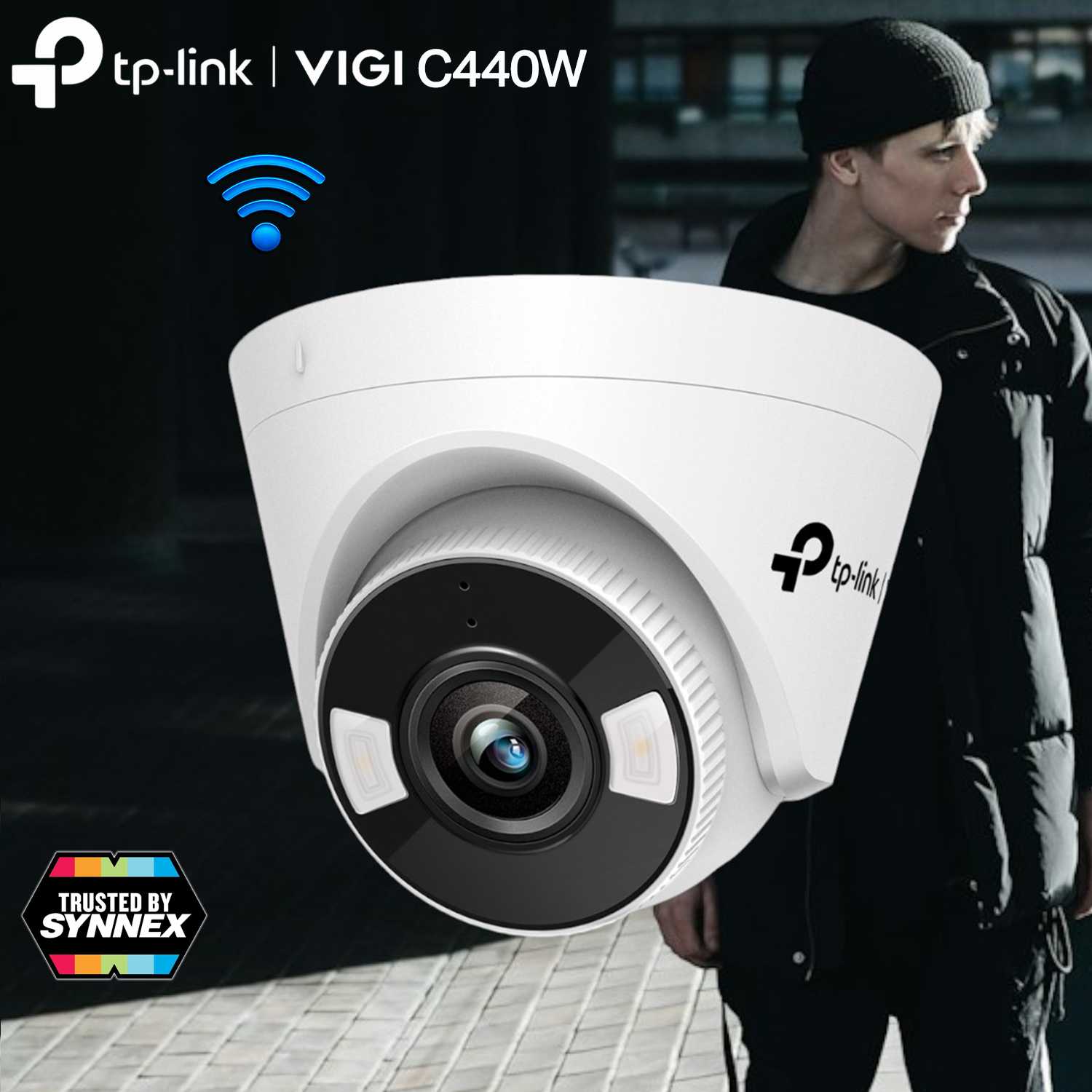 วงจรปิด TP-Link Vigi C440W  2K เลนส์ 4MM WiFi  Smart Detection Perfect indoor building