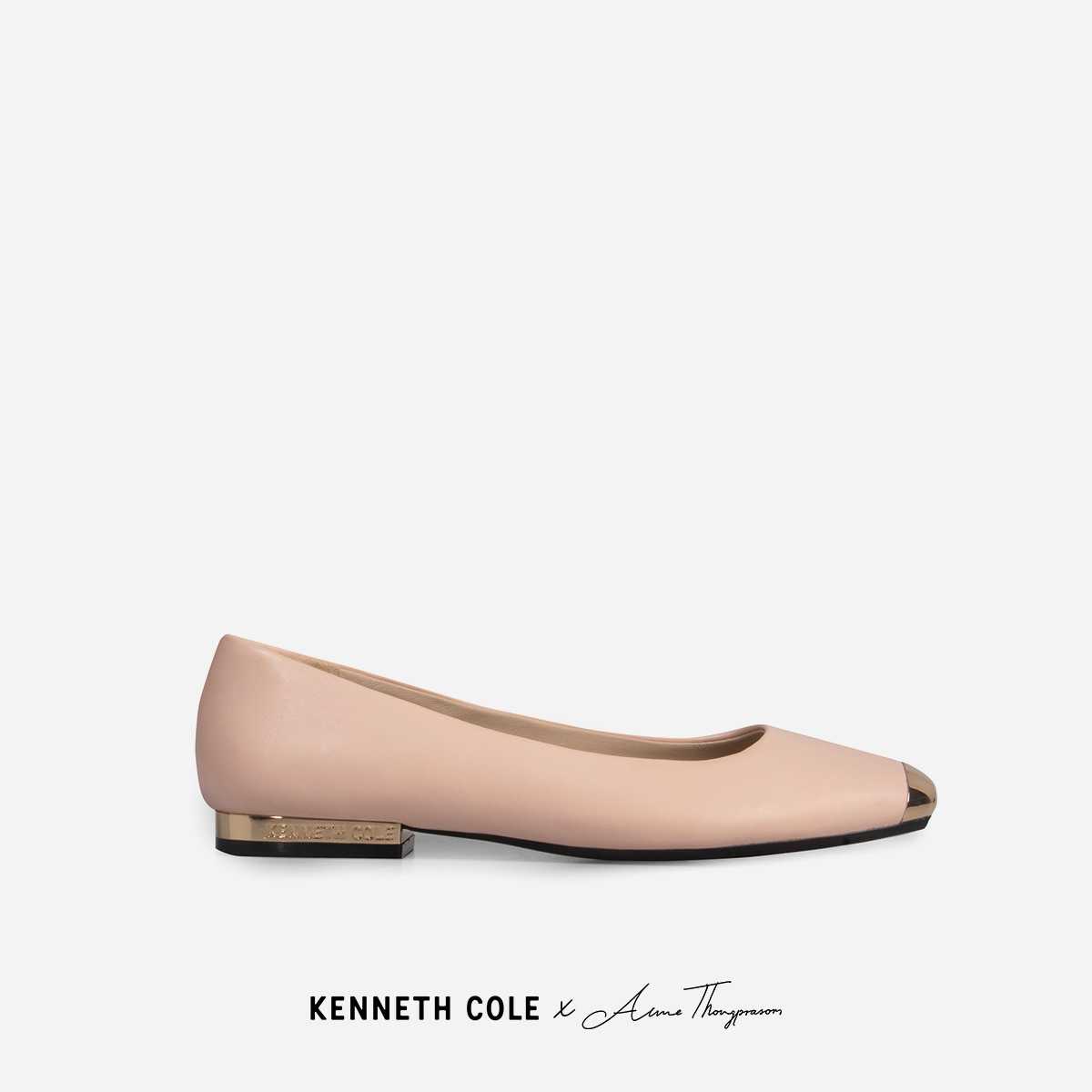 KENNETH COLE x ANNEรองเท้าส้นแบนรุ่น ASTAIRE FLATS PEARL BLUSH สีชมพูพาสเทล ( FLT - KF14077LE-650 )