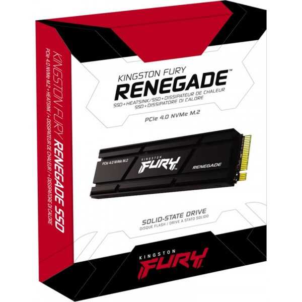 Kingston FURY Renegade with HEATSINK NVMe M.2 SSD 500GB I 1TB I 2TB PCIe 4.0 (SFYR)