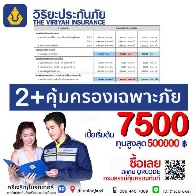 ประกัน 2+วิริยะประกันภัย