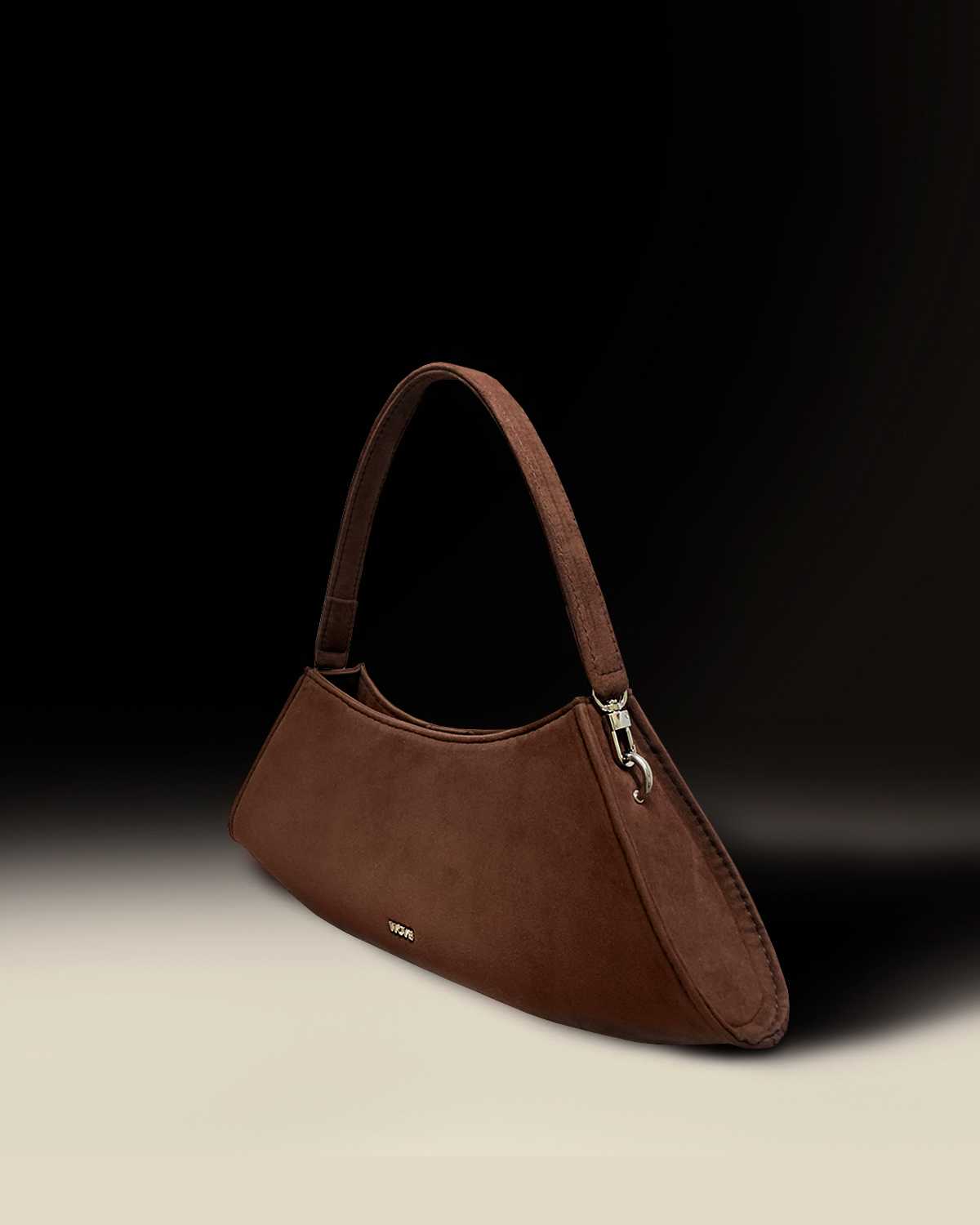 WOVE - Rocking Basic shoulder bag suede cocoa brown