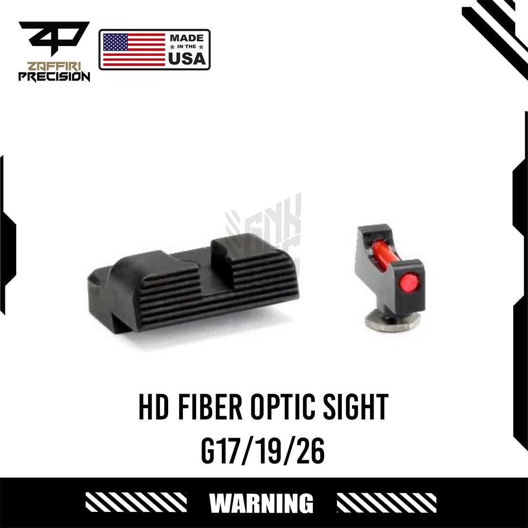 Zaffiri Precision - HD FIBER OPTIC SIGHT SET