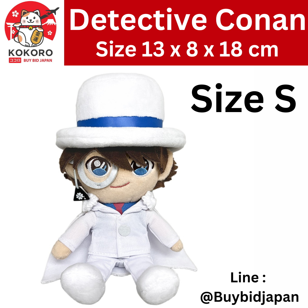 [PRE-ORDER] ตุ๊กตา จอมโจรคิด โคนัน เดอะมูฟวี่ Size S 18 cm จากโรงหนังญี่ปุ่น Detective Conan FCN02