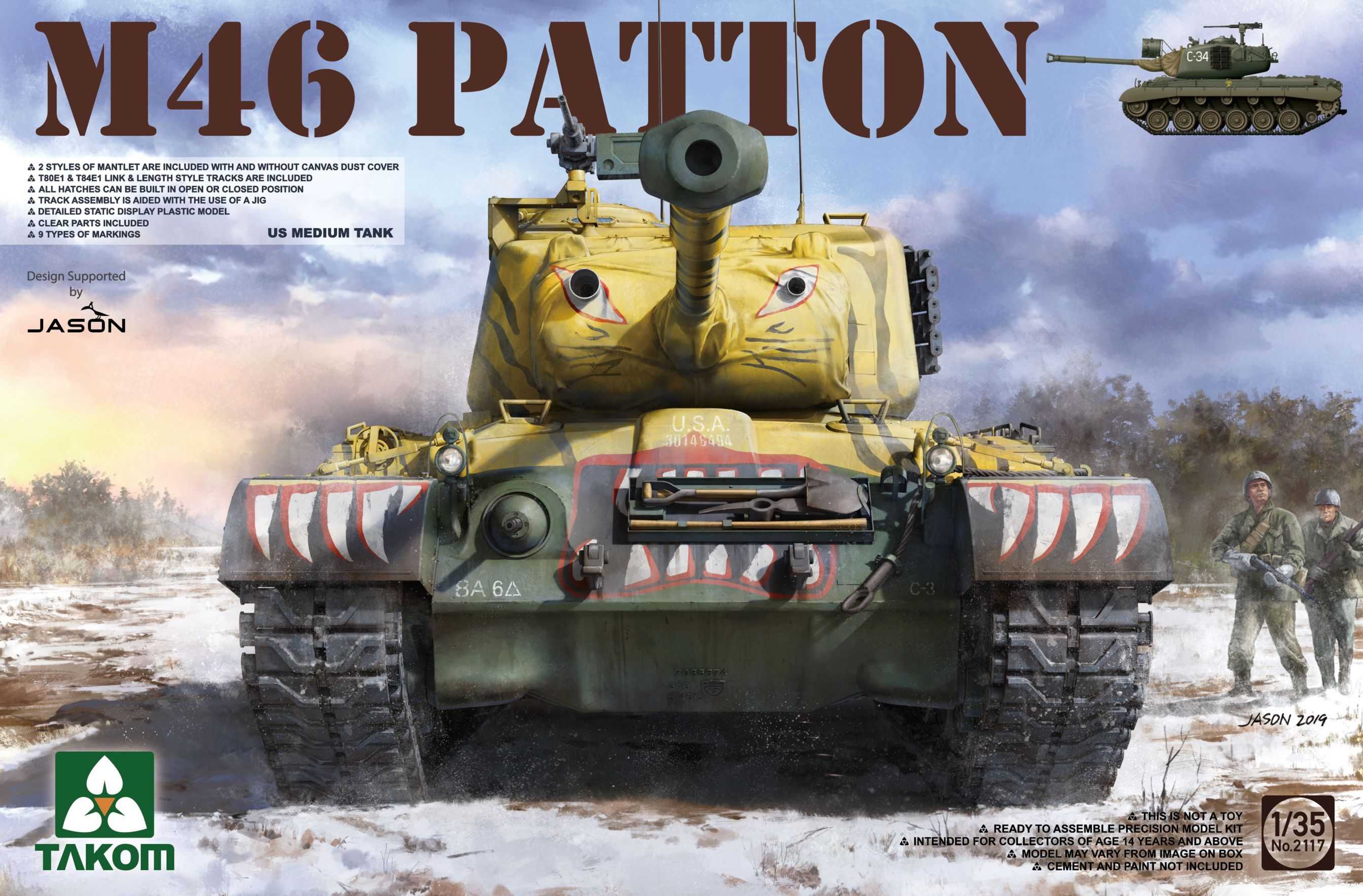 1/35 US MEDIUM TANK M-46 PATTON