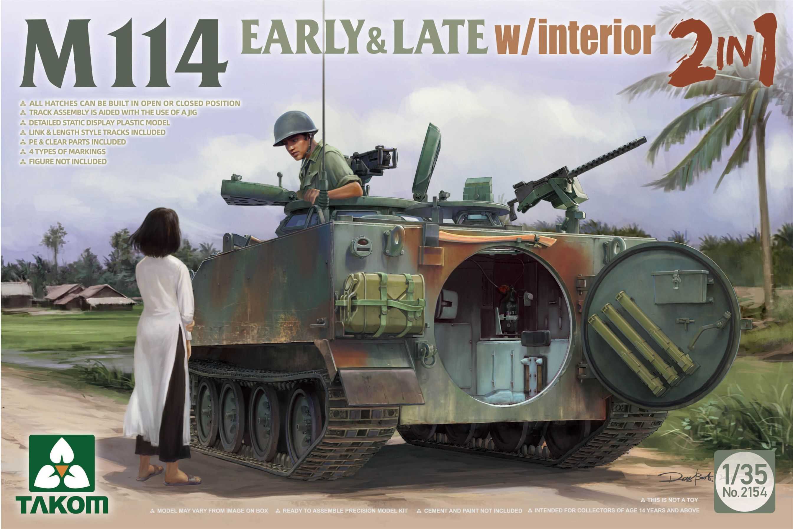 1/35 M114 EARLY & LATE w/interior