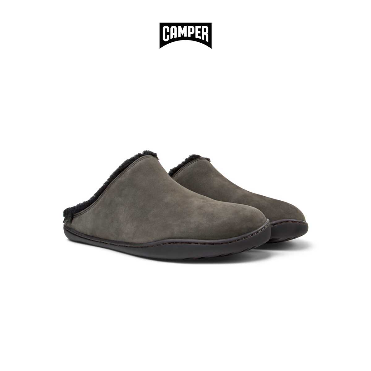 CAMPER รองเท้าแตะ ผู้ชาย รุ่น Peu Cami สีเทา ( SAN -  K100755-003 )