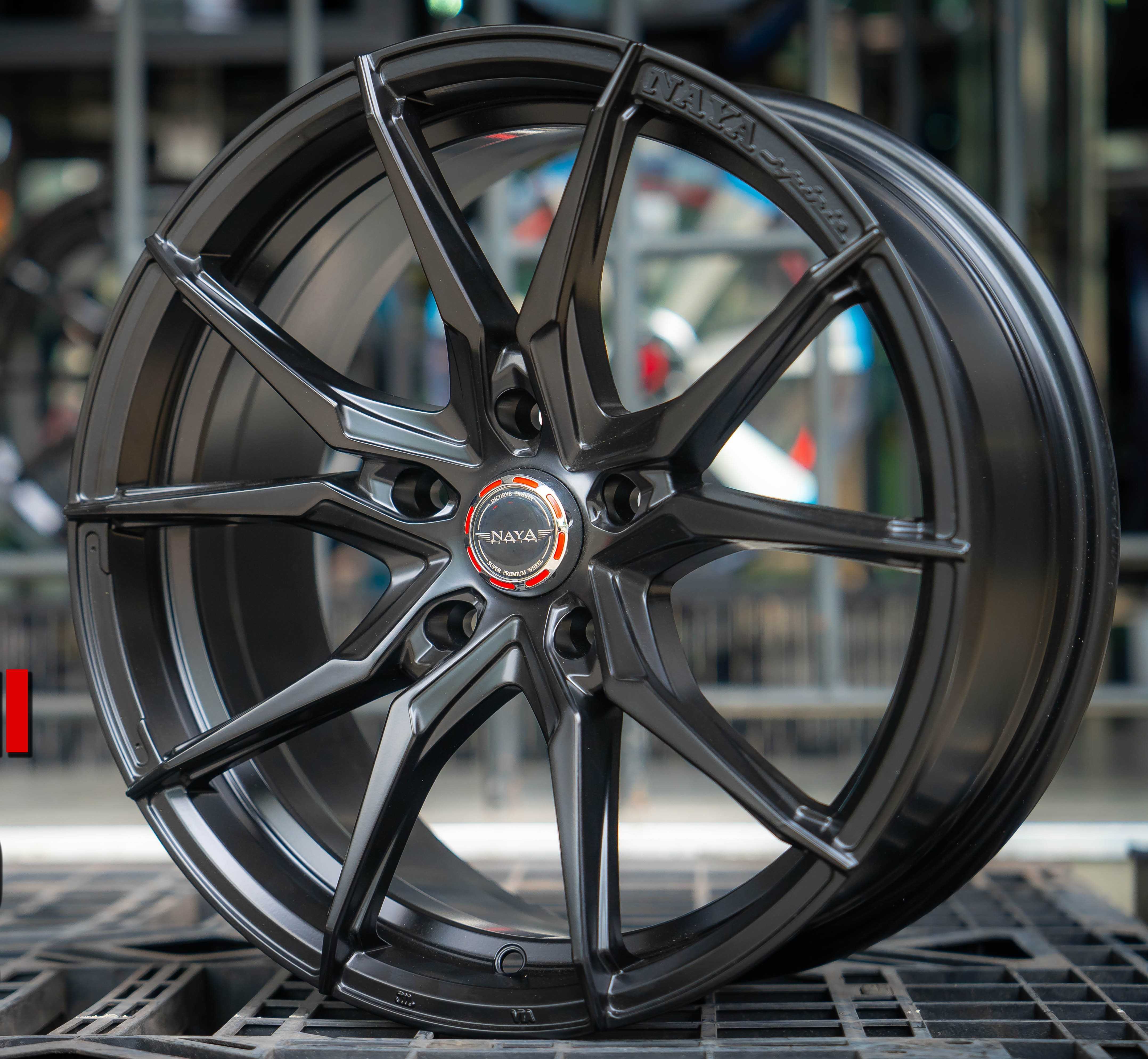 แม็กซ์ EVEREST-II 17X7.5 5X114.3 ET30  MATTBLACK  (สีดำด้านทั้งวง)Custom