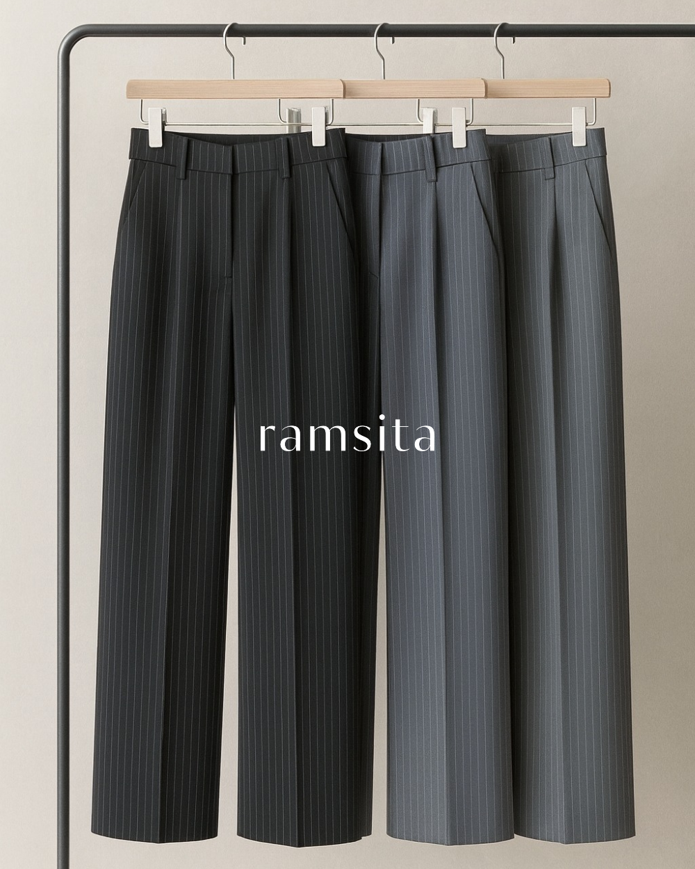 (พร้อมส่ง) Mila Stripe Pant
